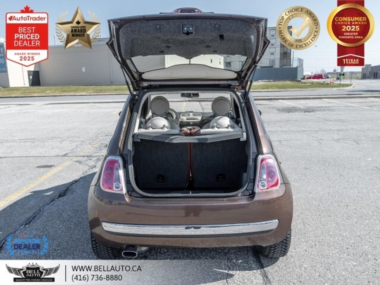 2014 Fiat 500 Lounge   SUNROOF   LTHR   HTDSEATS   CDPLAYER   NO Photo