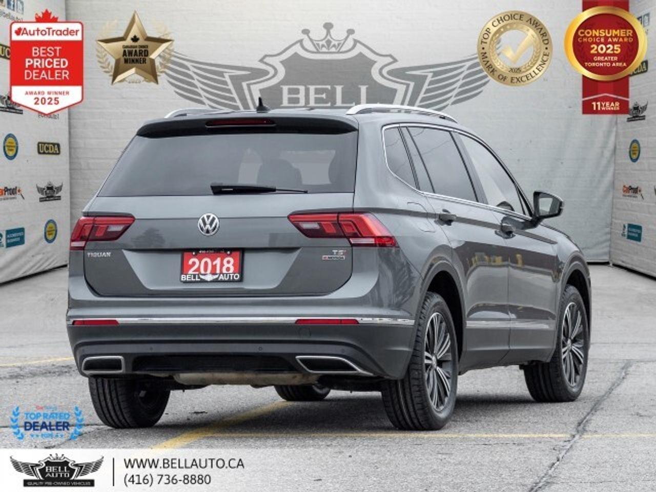 2018 Volkswagen Tiguan Highline 4Motion   NAVI   B.CAM   PANO   FENDERAUD Photo