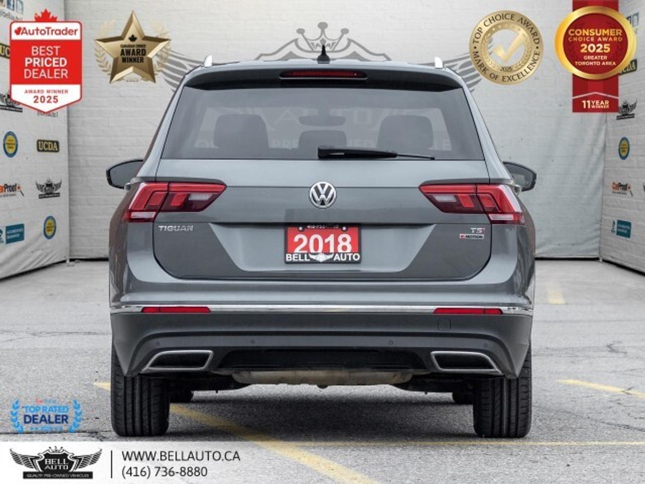 2018 Volkswagen Tiguan Highline 4Motion   NAVI   B.CAM   PANO   FENDERAUD Photo