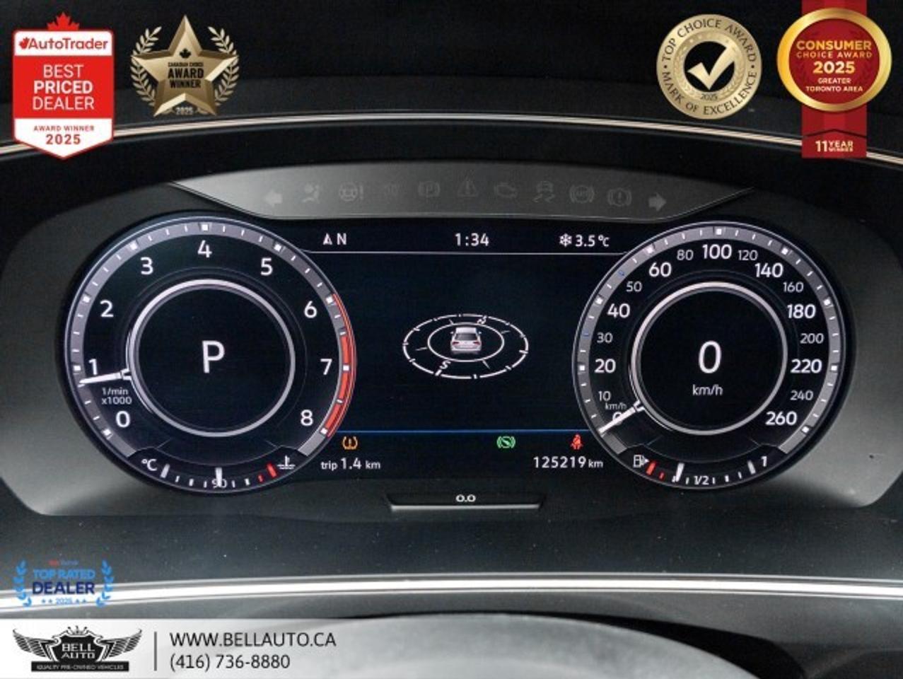 2018 Volkswagen Tiguan Highline 4Motion   NAVI   B.CAM   PANO   FENDERAUD Photo