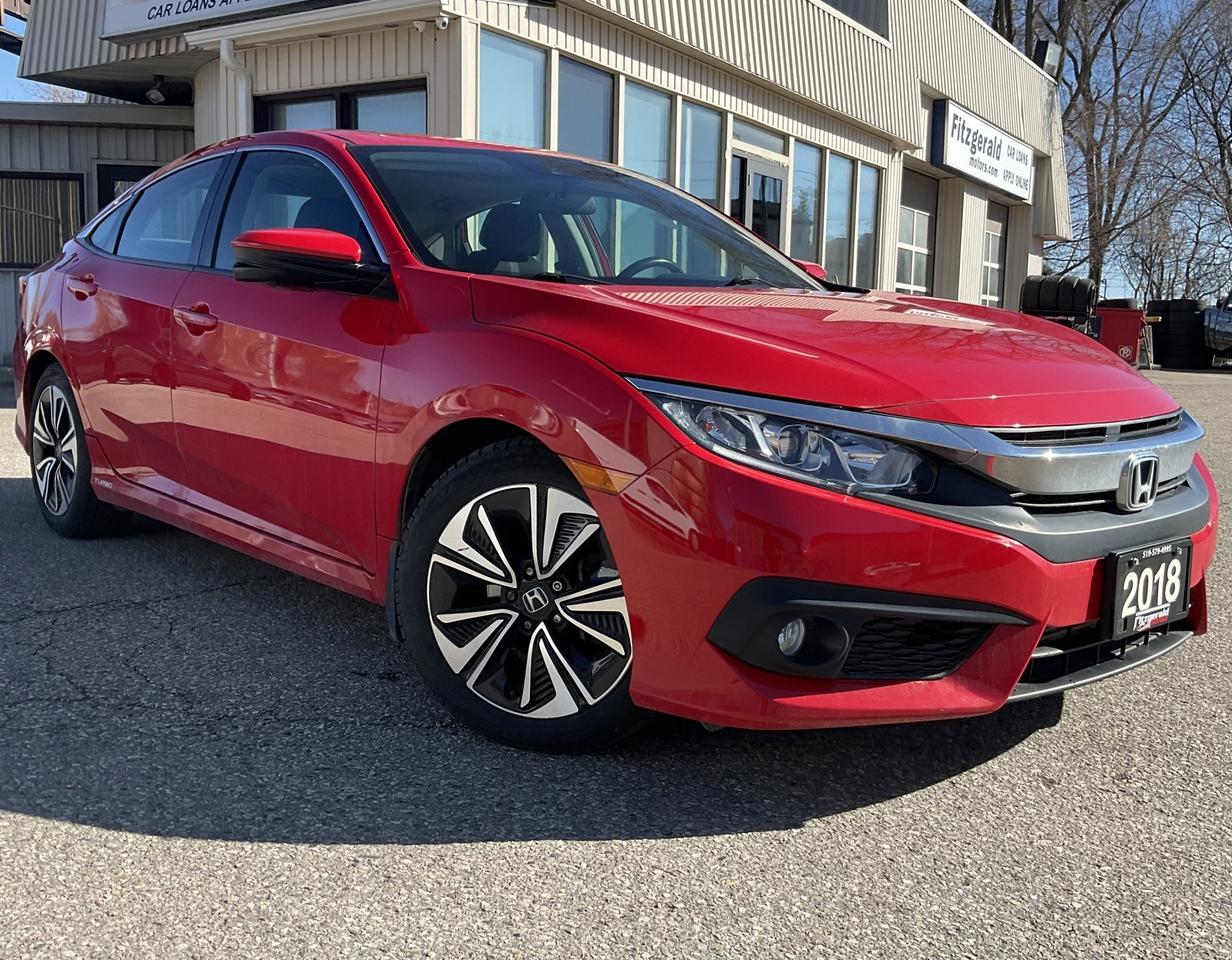 2018 Honda Civic EX-T Sedan - BACK-UP/BLIND-SPOT CAM! SUNROOF! Photo