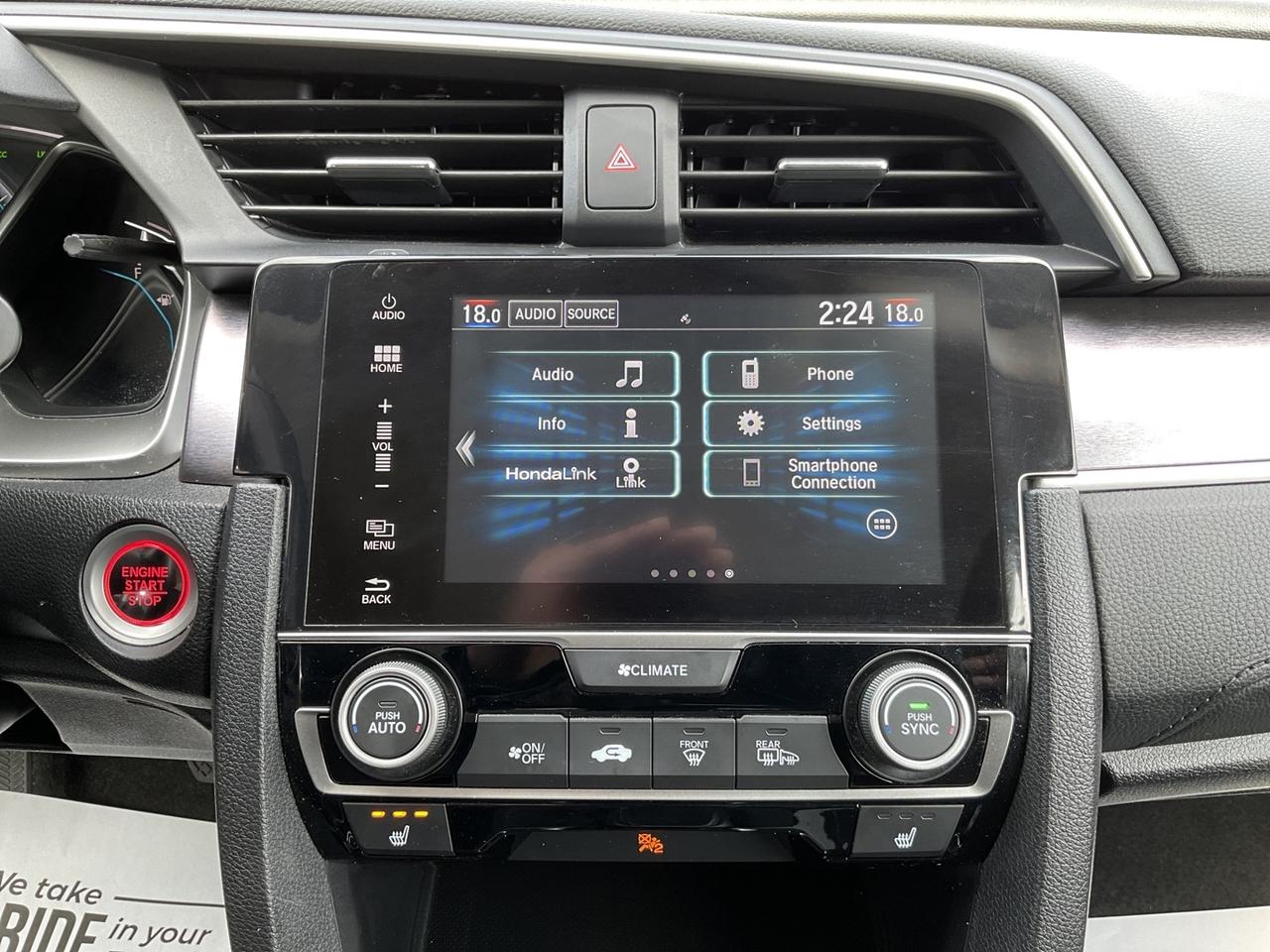 2018 Honda Civic EX-T Sedan - BACK-UP/BLIND-SPOT CAM! SUNROOF! Photo