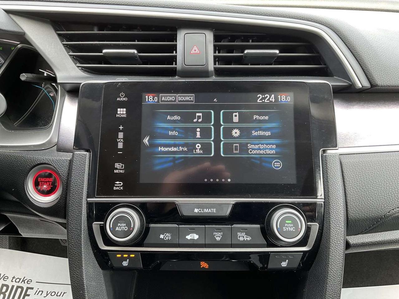 2018 Honda Civic EX-T Sedan - BACK-UP/BLIND-SPOT CAM! SUNROOF! Photo