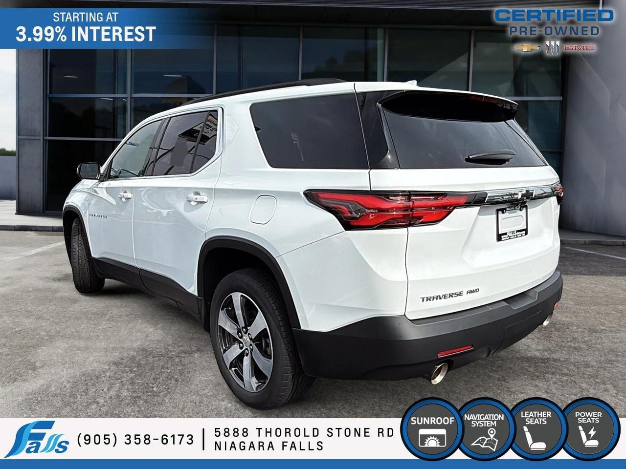 2023 Chevrolet Traverse LT True North AWD,LEATHER,SUNROOF,NAV Photo3