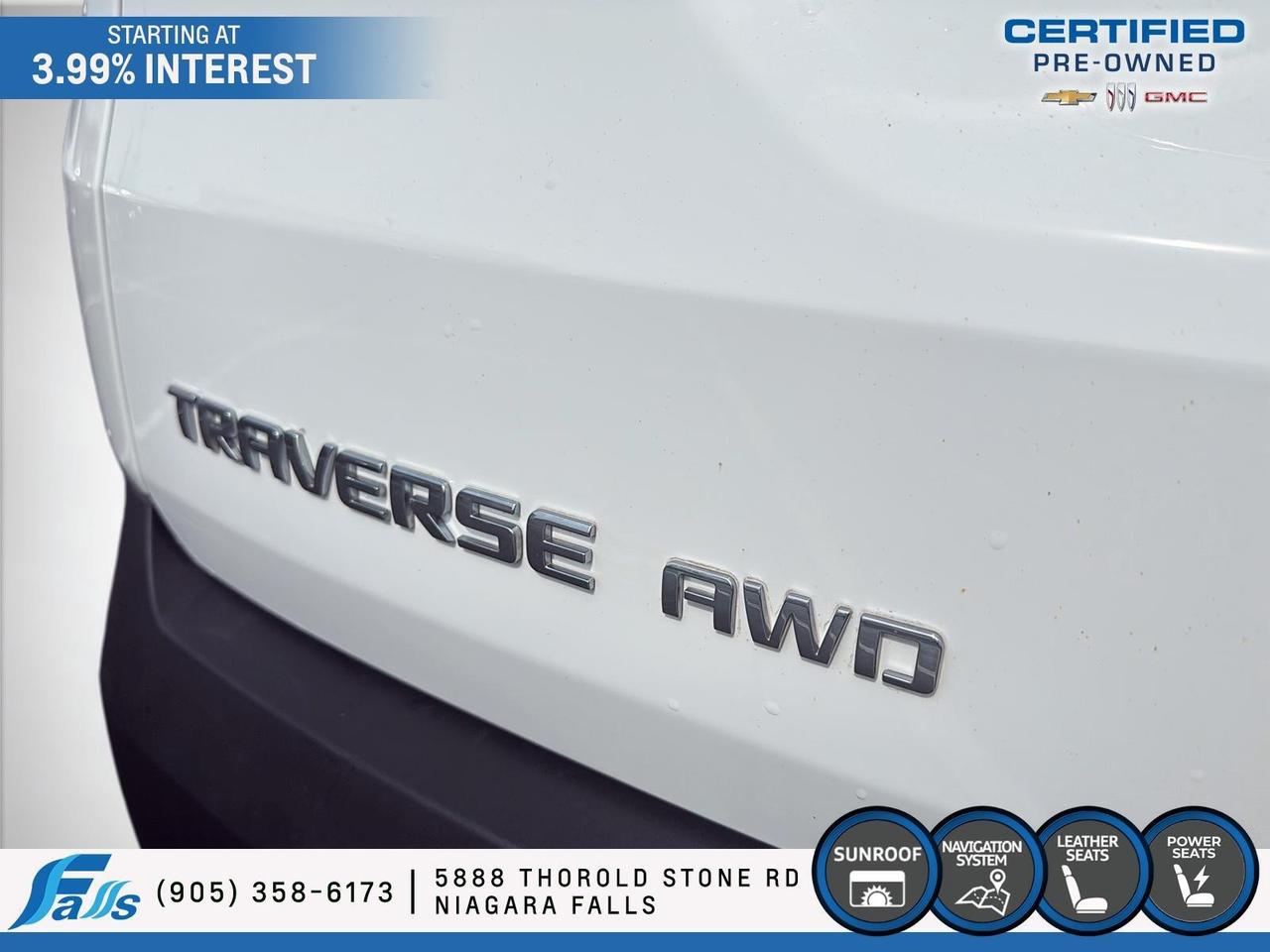 2023 Chevrolet Traverse LT True North AWD,LEATHER,SUNROOF,NAV Photo