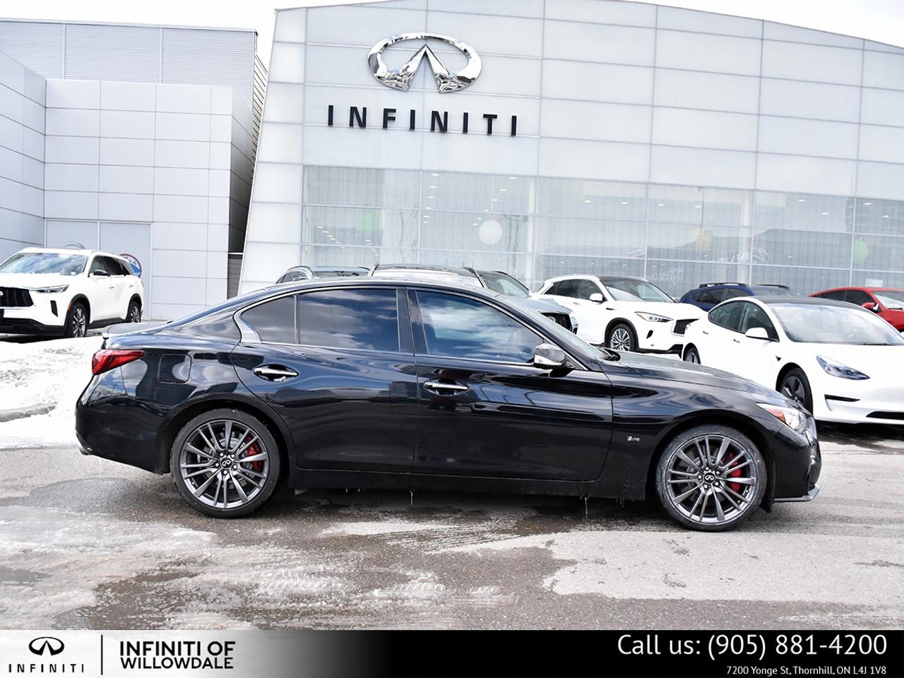 2021 Infiniti Q50 Red Sport I-LINE ProACTIVE 4dr All-Wheel Drive Sedan Photo4