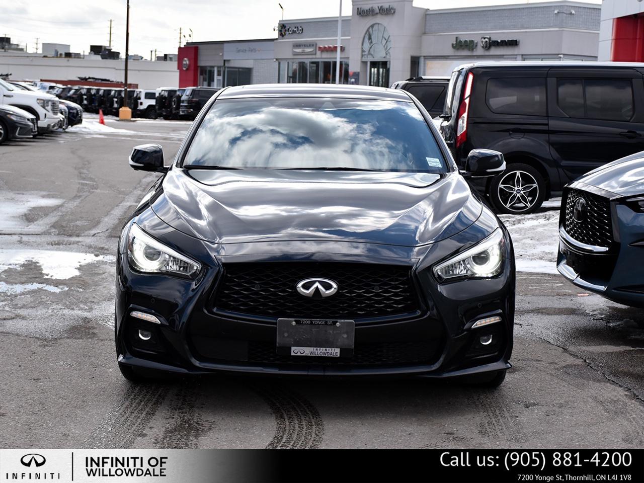 2021 Infiniti Q50 Red Sport I-LINE ProACTIVE 4dr All-Wheel Drive Sedan Photo