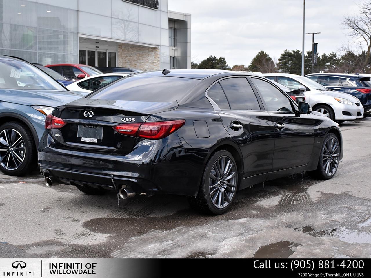2021 Infiniti Q50 Red Sport I-LINE ProACTIVE 4dr All-Wheel Drive Sedan Photo