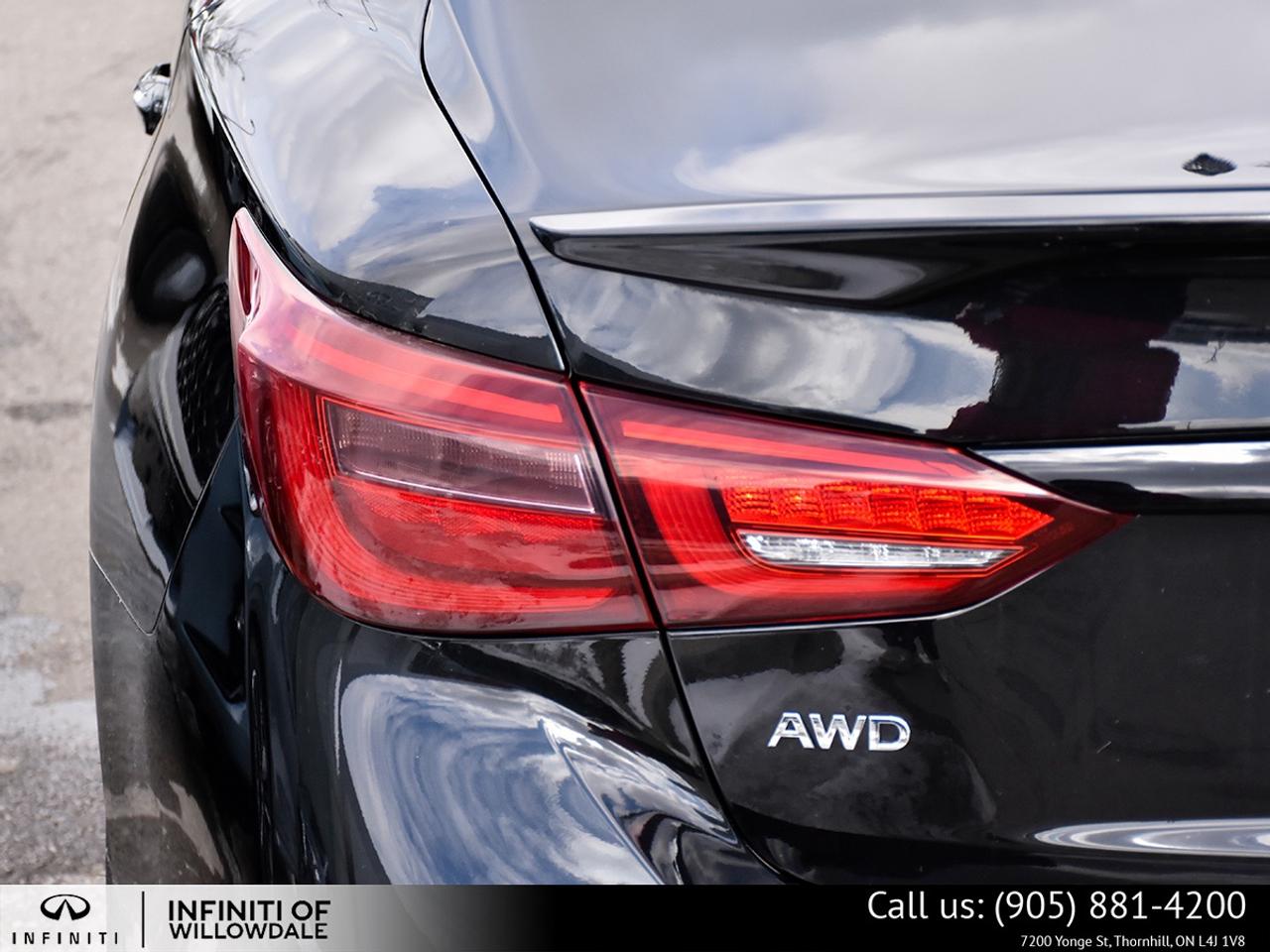 2021 Infiniti Q50 Red Sport I-LINE ProACTIVE 4dr All-Wheel Drive Sedan Photo