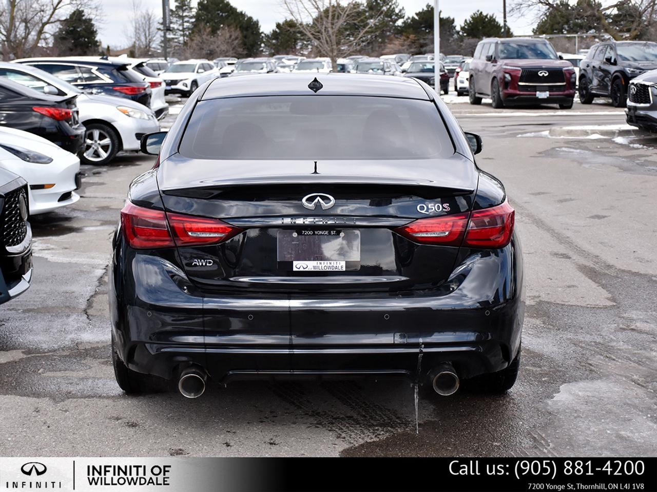 2021 Infiniti Q50 Red Sport I-LINE ProACTIVE 4dr All-Wheel Drive Sedan Photo
