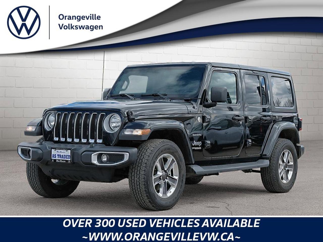 2020 Jeep WRANGLER UNLIMITED SaharaSAHARA, 3.6L V6, 4X4, ALLOYS, LEATHER, CERTI Photo0