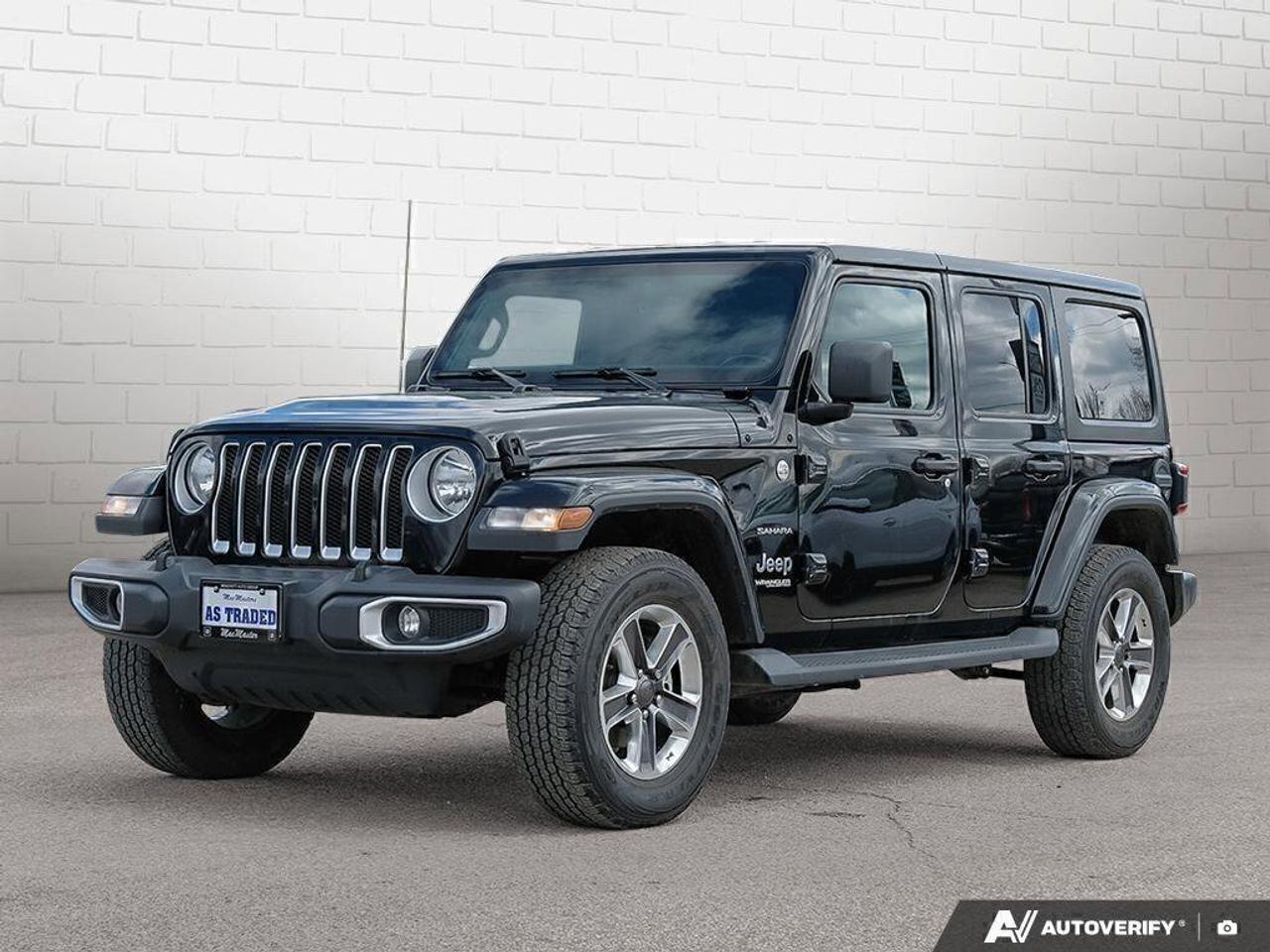 2020 Jeep WRANGLER UNLIMITED SaharaSAHARA, 3.6L V6, 4X4, ALLOYS, LEATHER, CERTI Photo