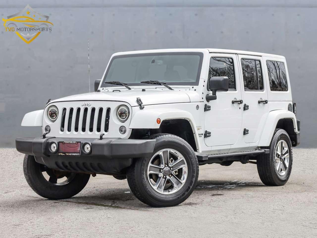 2015 Jeep WRANGLER UNLIMITED SAHARA - LEATHER 2TOP WIRELESS CARPLAY! Photo