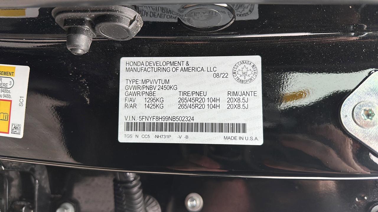 2022 Honda Passport Touring Photo