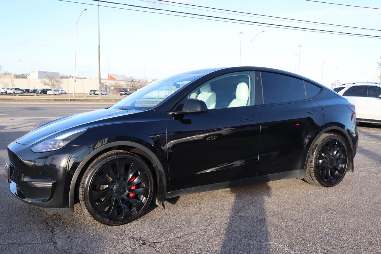 2021 Tesla Model Y Performance   DUAL MOTOR   WHITE INTERIOR   AWD Photo