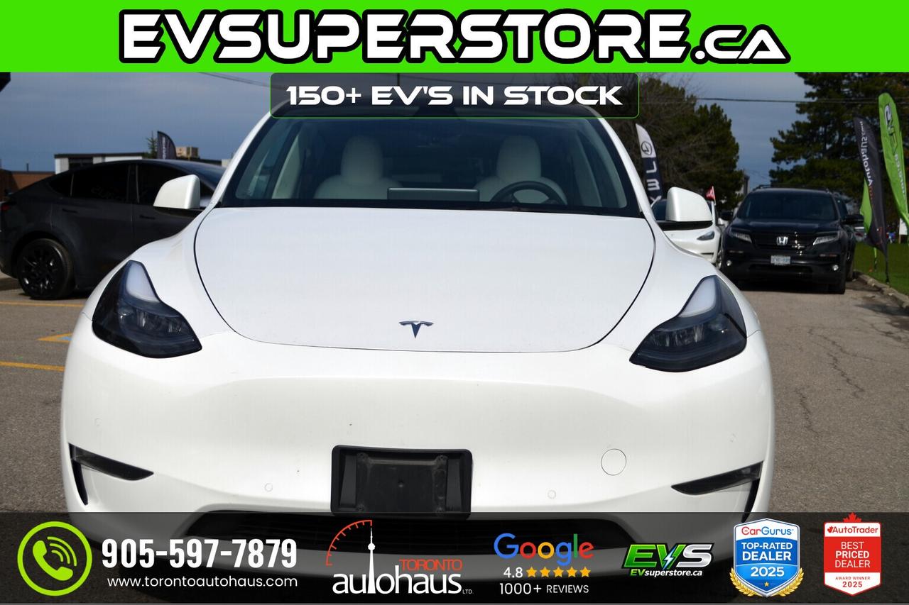 2023 Tesla Model Y PERF. WHITE INT. I 150+ EV's at EVSUPERSTORE.ca Photo