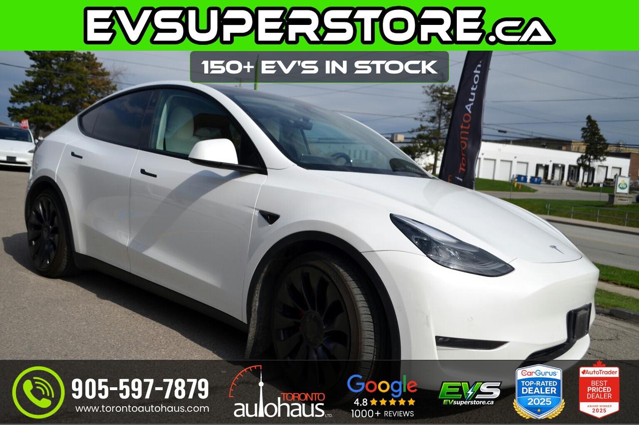 2023 Tesla Model Y PERF. WHITE INT. I 150+ EV's at EVSUPERSTORE.ca Photo4