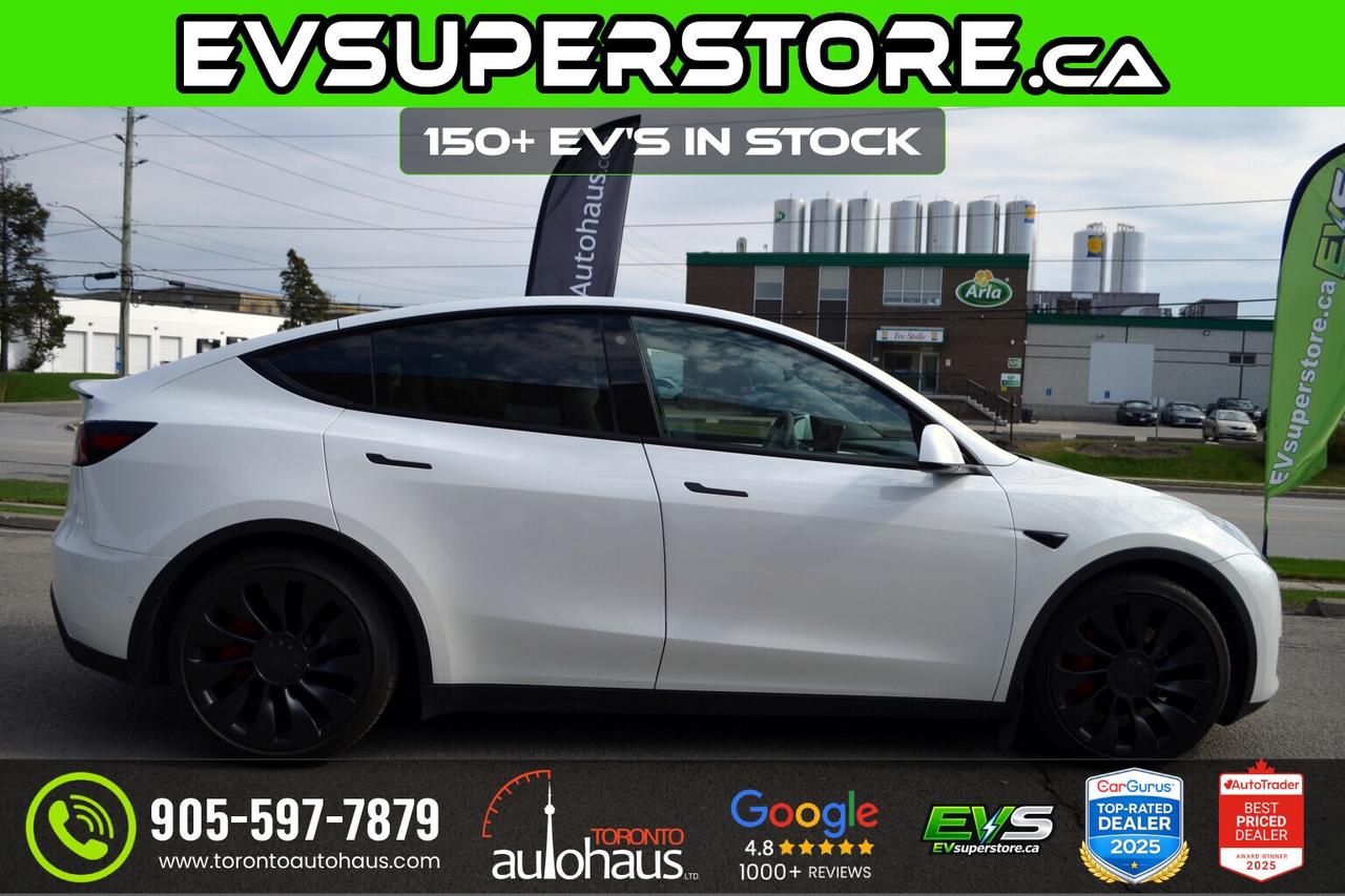 2023 Tesla Model Y PERF. WHITE INT. I 150+ EV's at EVSUPERSTORE.ca Photo