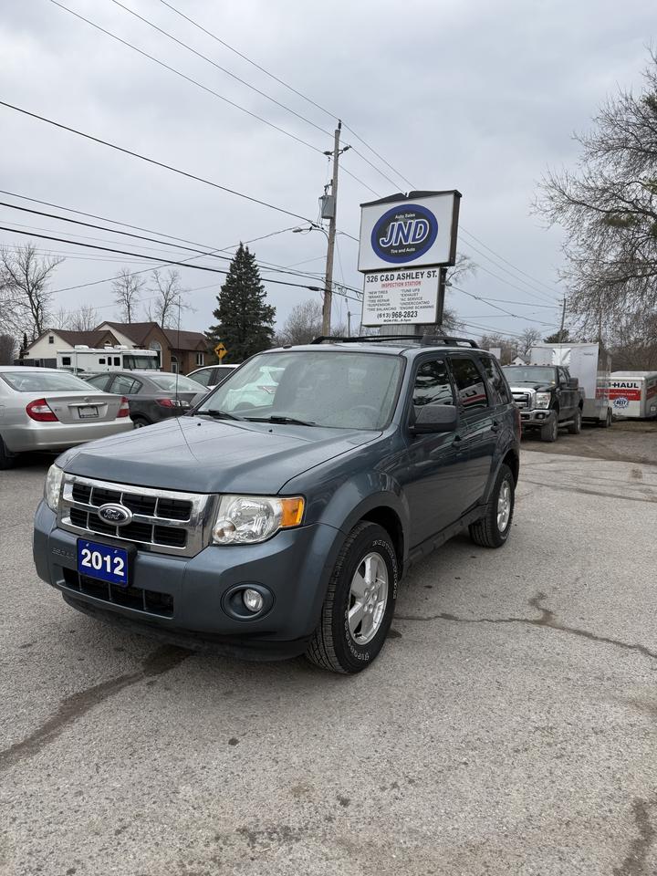 <p><span style=font-size: 1em;>FOR SALE: 2012 Ford Escape XLT 2.5L FWD with 212,063km! SAFETIED!!</span></p><p>Call or Text 613-921-0268 with any questions!</p><p>$5,995 plus Tax and Licensing Fee!!</p><p>CERTIFIED!!</p><p>*ON CONSIGNMENT*</p><p>**PLEASE CALL BEFORE SHOWING UP AS I AM NOT ALWAYS IN THE OFFICE EVERYDAY**</p><p class=MsoNormal><span style=mso-bookmark: _Hlk126856423;>JND Auto Sales is a locally owned used car dealership just minutes north of Belleville! Give us a call today at 613-921-0268 or come visit us at 326C Ashley St in Foxboro, right off HWY 62! <span style=mso-spacerun: yes;>&nbsp;</span>We are open 9am-5pm Monday to Friday and Saturdays by appointment! </span>Visit our website at <a href=http://www.jndautosales.ca>www.jndautosales.ca</a> today!</p>