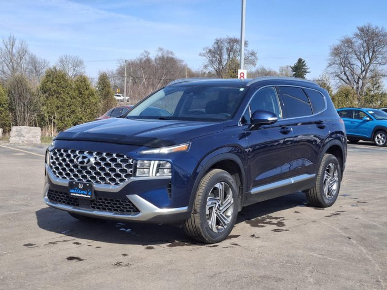 2021 Hyundai Santa Fe Preferred Trend AWD | Leather | Pano Roof | Heated Seats + Steering | Adaptive Cruise | and More ! Photo