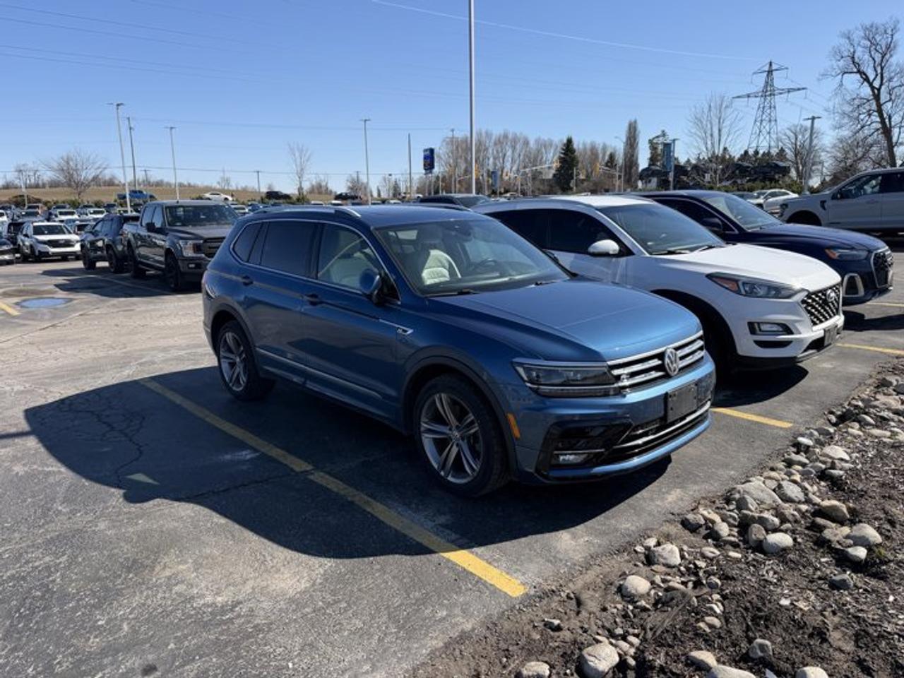 Come see this certified 2018 Volkswagen Tiguan Highline R-Line AWD | Leather | Heated Seats + Steering | Fender Audio | Sunroof | Carplay and More!. Its Automatic transmission and 2.0 L engine will keep you going. This Volkswagen Tiguan features the following options: Sunroof, Leather, Heated Steering Wheel, Apple Car Play, Air Conditioning, Heated Seats, Tilt Steering Wheel, Steering Radio Controls, Power Windows, and Power Locks. Stop by and visit us at Mark Wilsons Better Used Cars, 5055 Whitelaw Road, Guelph, ON N1H 6J4.MASSIVE SELECTION: 500+ vehicles in ONE LOCATION, all Live Market Priced for the best value!STRAIGHTFORWARD & TRANSPARENT PRICING: Our Advertised Price INCLUDES:Safety Certification! (No separate certification fee upcharge).FREE Carfax History Report!NO upcharge for paying cash!CONFIDENCE & PEACE OF MIND: 30-Day/3,000 km Warranty INCLUDED! Plus a 5-Day Exchange Privilege!*EASY FINANCING: Better-than-bank rates, $0 Down, and 3 Months No Payments available OAC. BAD CREDIT APPROVED HERE!WE BUY CARS: Get Top Dollar for your trade, or sell us your vehicle for CASH even if you dont buy ours!www.shopwilsons.comAn Honest, Transparent Buying Experience. Trusted in business since 1961!(Cash Prices Exclude HST and Licensing Fees only.)