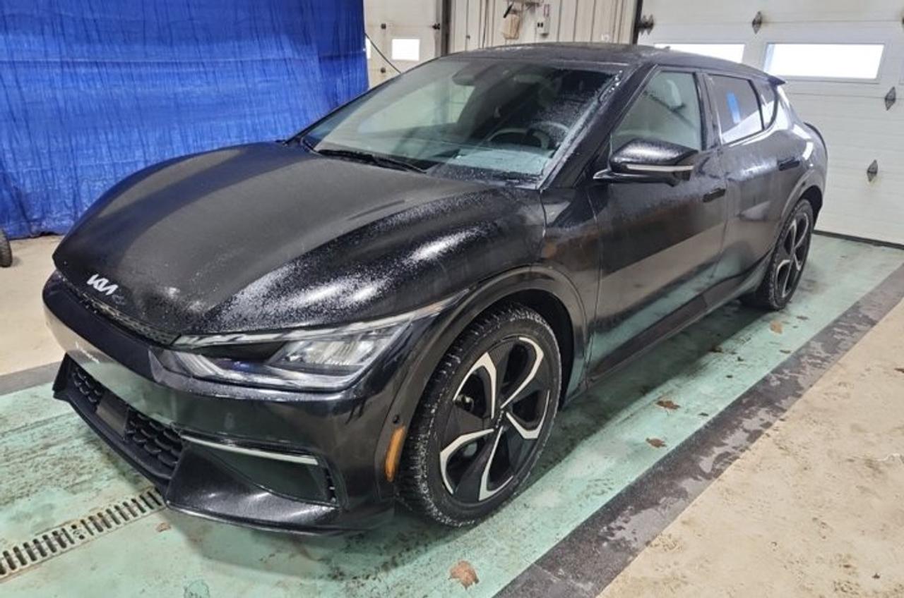 Check out this certified 2024 Kia EV6 Land AWD w/GT-Line Pkg 2 | Sunroof | Heads up Display | Heated + Cooled seats | 20 Alloys | . Its Automatic transmission and 0.0 engine will keep you going. This Kia EV6 features the following options: Sunroof, Heads Up Display, Air Conditioning, Air Conditioned Seats, 20 Alloy Wheels, Heated Seats, Tilt Steering Wheel, Steering Radio Controls, Power Windows, and Power Locks. Test drive this vehicle at Mark Wilsons Better Used Cars, 5055 Whitelaw Road, Guelph, ON N1H 6J4.MASSIVE SELECTION: 500+ vehicles in ONE LOCATION, all Live Market Priced for the best value!STRAIGHTFORWARD & TRANSPARENT PRICING: Our Advertised Price INCLUDES:Safety Certification! (No separate certification fee upcharge).FREE Carfax History Report!NO upcharge for paying cash!CONFIDENCE & PEACE OF MIND: 30-Day/3,000 km Warranty INCLUDED! Plus a 5-Day Exchange Privilege!*EASY FINANCING: Better-than-bank rates, $0 Down, and 3 Months No Payments available OAC. BAD CREDIT APPROVED HERE!WE BUY CARS: Get Top Dollar for your trade, or sell us your vehicle for CASH even if you dont buy ours!www.shopwilsons.comAn Honest, Transparent Buying Experience. Trusted in business since 1961!(Cash Prices Exclude HST and Licensing Fees only.)