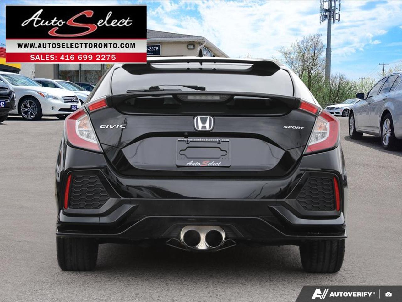 2019 Honda Civic Sport Sunroof - Apple Carplay - Clean Carfax Photo4