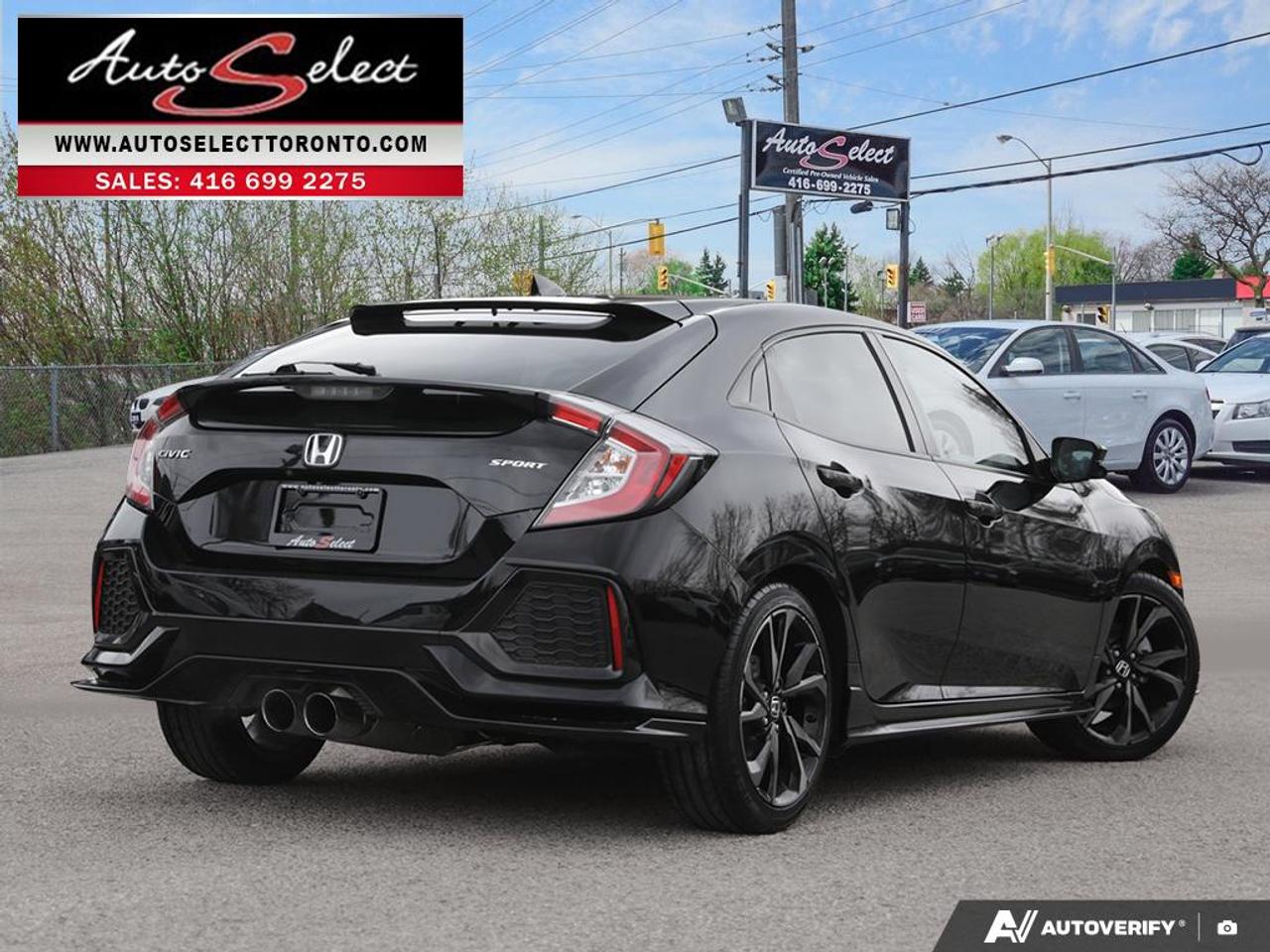 2019 Honda Civic Sport Sunroof - Apple Carplay - Clean Carfax Photo