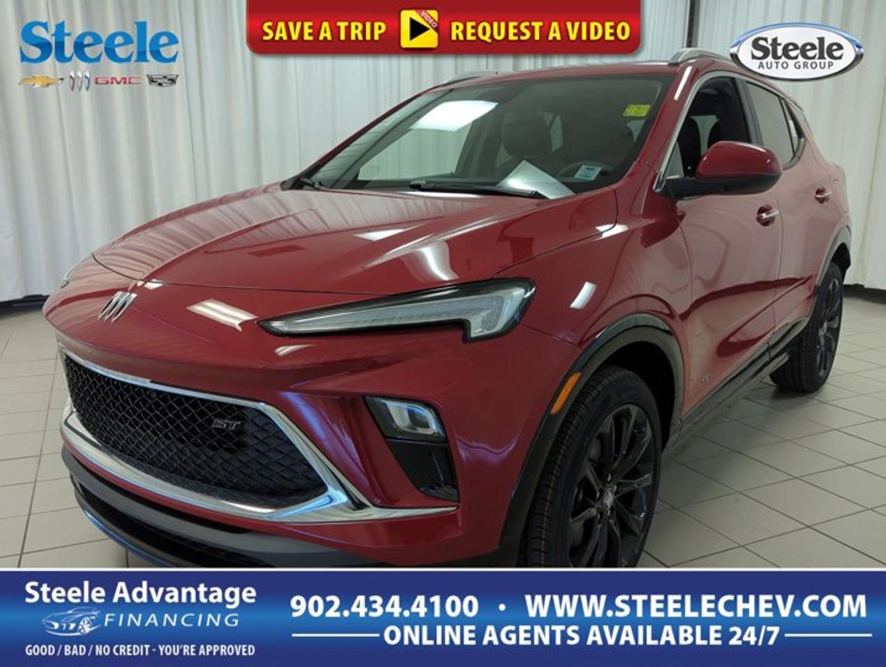 Bold style meets everyday practicality in this 2026 Buick Encore GX Sport Touring at Steele Chevrolet Buick GMC in Dartmouth. Finished in red with a blue interior, this four-door SUV brings a fresh look to daily driving. Its turbocharged 1.3-litre gas engine, automatic transmission, and all-wheel drive help deliver confident performance in changing Atlantic Canadian conditions.The 2026 Buick Encore GX Sport Touring is a smart fit for drivers who want easy city size with SUV versatility. It feels composed in traffic, simple to park, and ready for weekend travel. Aluminum wheels add a clean, athletic touch, while the elevated ride height and useful cabin layout make this Buick easy to enjoy every day.FEATURES OF THE Encore GX Sport TouringSport Touring trim adds bold stylingRed exterior brings standout road presenceAluminum wheels enhance look and handlingAll-wheel drive supports year-round confidenceADVANCED SAFETY FEATURESRear vision aids support easier reversingElectronic stability control helps maintain composureTraction management assists on slippery roadsFour-door design supports family-friendly accessPERFORMANCE AND EFFICIENCYTurbocharged 1.3-litre engine delivers responsive powerAutomatic transmission supports smooth daily drivingAll-wheel drive adds secure road gripGas power offers familiar refuelling convenienceCOMFORT AND CONVENIENCEElevated seating position improves outward visibilityFour doors allow easy passenger entryCompact SUV size suits urban drivingPractical cabin layout supports daily comfortTECHNOLOGY AND CONNECTIVITYClear driver information supports quick readoutsUser-friendly controls simplify everyday operationAutomatic transmission reduces driver workloadModern cabin design feels current and functionalCARGO SPACERear cargo area suits daily errandsSUV body style adds useful versatilityFlexible space handles bags and gearCompact footprint still offers practical storageWHAT OTHER OWNERS LIKEEasy manoeuvring in town and parkingConfident all-wheel drive in poor weatherStrong turbo response for daily travelUseful cargo room for active lifestylesThe 2026 Buick Encore GX Sport Touring is built for drivers who value balance. It offers the higher seating position many buyers want, along with the manageable size that makes commuting and parking less stressful. In Dartmouth, where road and weather conditions can shift fast, the all-wheel-drive system adds welcome confidence for everyday use.Its turbocharged 1.3-litre gas engine gives this SUV a lively feel without making it hard to live with. Power comes on smoothly, and the automatic transmission helps keep the drive relaxed in stop-and-go traffic or on longer highway stretches. This setup is well suited to drivers who want solid response for merging and passing, while still keeping daily operation simple.Inside, the blue interior gives this Buick a look that feels different from the usual compact SUV. The cabin is designed for practical use, with straightforward controls and a layout that supports an easy learning curve. Whether you are heading to work, picking up groceries, or loading up for a weekend away, the space is arranged to make routine tasks easier.On the outside, the red finish gives the 2026 Buick Encore GX Sport Touring a confident personality. Combined with aluminum wheels and the Sport Touring appearance, it carries a sporty, modern attitude without giving up the usefulness expected from a compact SUV. It is a great choice for drivers who want style, traction, and versatility in one well-rounded package.Steele Chevrolet Buick GMC in Dartmouth is proud to offer this 2026 Buick Encore GX Sport Touring to shoppers looking for a capable and refined SUV. With four doors, automatic transmission, all-wheel drive, a turbocharged 1.3-litre engine, and aluminum wheels, it delivers the essentials many drivers want in a vehicle that feels ready for every season.This 2026 Buick Encore GX Sport Tourings VIN is: KL4AMESL8TB155847.