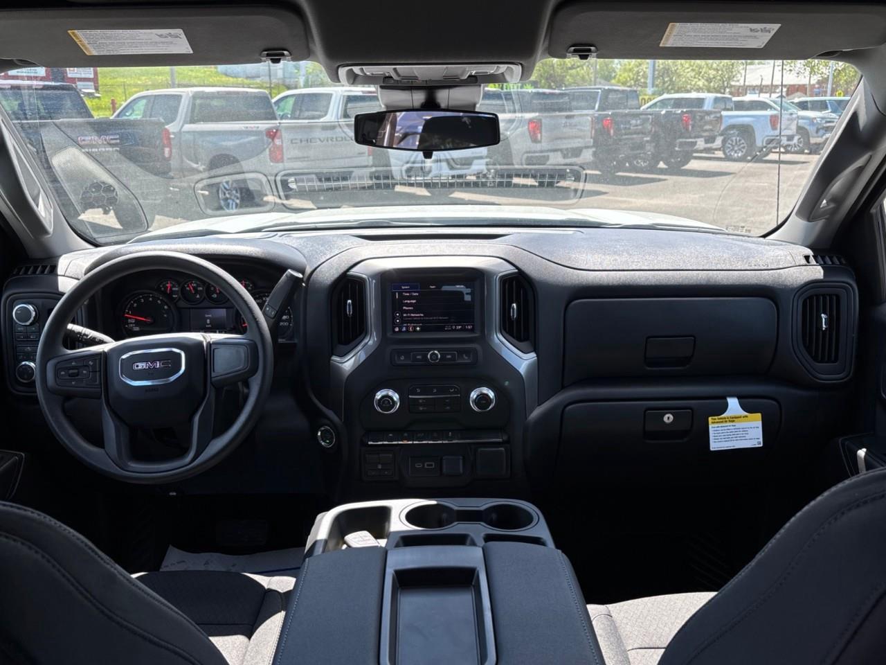 2026 GMC Sierra 1500 Pro New 6 Passenger 5.3L V8 Gas Engine 4X4 Crew Cab Truck with Factory Installed 2 Lift, Spray-On Bedliner, Power Drivers Seat and a 7 Touchscreen Radio with Wireless Apple CarPlay/Android Auto Photo