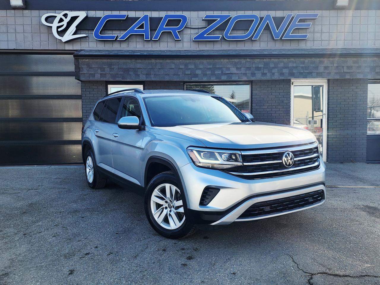 <p>Looking for a spacious and capable SUV thats ready for Canadian adventures? Check out this used 2021 Volkswagen Atlas Trendline, available now at Car Zone! This versatile SUV offers a winning combination of practicality, comfort, and performance, making it an excellent choice for families and anyone seeking a vehicle that can handle both city streets and weekend getaways. With a sleek silver exterior and a sophisticated black interior, this Atlas is sure to turn heads wherever you go. This Atlas has 138,600 km on the odometer.</p><p>Under the hood, youll find a robust 3.6L V6 engine paired with an automatic transmission and All-Wheel Drive, providing ample power and control in various driving conditions. The Atlas Trendline boasts a comfortable interior with plenty of room for passengers and cargo, ensuring everyone travels in style. This SUV is ready to tackle any task.</p><p>Here are five standout features of this 2021 Volkswagen Atlas Trendline:</p><ul><li><strong>Go-Anywhere Capability</strong>: With All-Wheel Drive, you can confidently navigate through snow, rain, and challenging terrains, perfect for those unpredictable Canadian weather conditions.</li><li><strong>Powerful Performance</strong>: The 3.6L V6 engine provides plenty of get-up-and-go for both city driving and highway cruising.</li><li><strong>Family-Friendly Space</strong>: The Atlas offers generous space for passengers and cargo, making it ideal for road trips, errands, and everyday adventures.</li><li><strong>Stylish Design</strong>: The silver exterior and black interior create a timeless and sophisticated look that will keep you looking good.</li><li><strong>Peace of Mind</strong>: With its reliable Volkswagen engineering, this Atlas is built to provide years of dependable service.</li></ul><p>&nbsp;</p><p>Looking for Your Dream Car? Call or Come on Down to Car Zone Today!</p><p>Thanks for viewing our Car Zone inventory. All of our vehicles come fully detailed with a Carfax and a mechanical fitness assessment. Drive this home today! Easy financing options. All credit welcome.<a href=http://www.carzonecalgary.com/financing/>&nbsp;</a><strong><a href=http://www.carzonecalgary.com/financing/>APPLY NOW</a>&nbsp;</strong>We even take trades. Same day approvals at&nbsp;<a href=http://www.carzonecalgary.com/><strong>CARZONECALGARY</strong></a> or visit us in person at 2036 36 Street SE Calgary for a hassle free test drive. Let our friendly team of experts book an appointment with you and show you the Car Zone difference! AMVIC licensed dealer.&nbsp;</p>