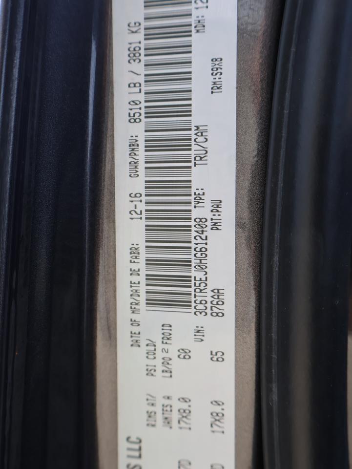 2017 RAM 2500 POWER WAGON HEMI CREW 4WD CERTIFIED *ACCIDENT FREE* CAMERA BLUETOOTH LEATHER HEATED SEATS/STEERING CRUISE ALLOYS Photo