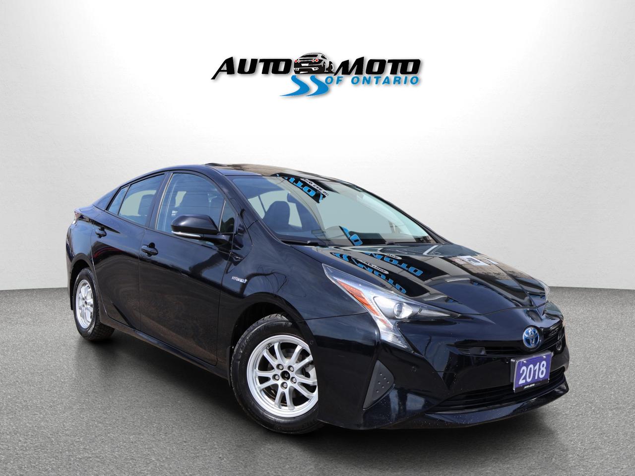Used 2018 Toyota Prius TECHNOLOGY CERTIFIED NAV CAMERA SUNROOF HEATED LEATHER LANE DEPARTURE BLIND SPOT for sale in Burlington, ON
