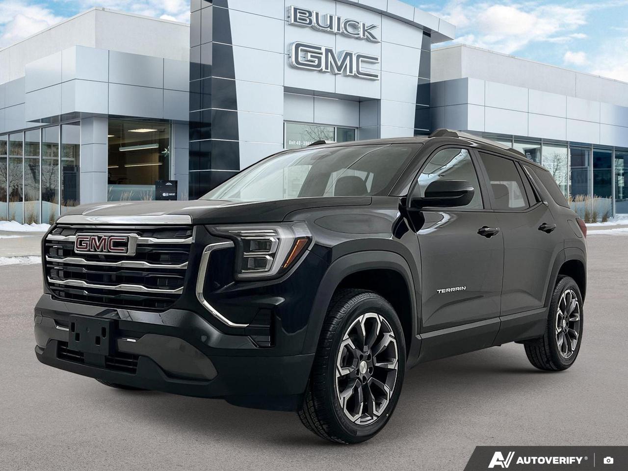 Elevation Premium Package ($3595) Rain Sense Windshield Wipers | Power Lift Gate | Roof Rails | 


HD Rear Vision Camera | Rear Park Assist | Heated Steering Wheel | Heated Seats | Wireless Phone Charging |
Experience the future of SUV driving with the 2026 GMC Terrain AWD Elevation. This sleek and sophisticated vehicle combines cutting-edge technology with rugged capability, perfect for the modern adventurer.

Key Features:
- IntelliBeam automatic high beam control for enhanced nighttime visibility
- Adaptive cruise control for a smoother, more relaxed drive
- Blind Zone Steering Assist to keep you safe on busy highways
- Wi-Fi Hotspot capability to stay connected wherever you go
- All-wheel drive for superior traction in all weather conditions
- Teen Driver feature to encourage safe driving habits for new drivers
- Elevation Premium Package for added luxury and style

Dont miss your chance to own this lightly used 2026 GMC Terrain with only 21,547 km on the odometer. Whether youre commuting to work or embarking on a weekend getaway, this vehicle is ready to exceed your expectations. Contact Birchwood Chevrolet Buick GMC today to schedule a test drive and experience the Terrains impressive performance for yourself. Our team is ready to answer any questions and help you start your journey towards owning this exceptional SUV.
All of our quality pre-owned vehicles are delivered with the following:
· a Birchwood Certified 152 pt Inspection
· a full tank of fuel
· Full service records (if available)
· a CARFAX report

Click, call (204) 837-5811, or visit Birchwood Chevrolet Buick GMC at the Birchwood Auto Park, 3965 Portage Avenue West at the Perimeter.

Special Financing Available! Price does not include taxes. Dealer Permit #4240.
Dealer permit #4240