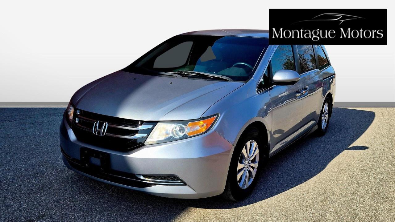 <h2><strong>2016 Honda Odyssey EX  One Owner | Clean Carfax | Family Ready</strong></h2><p>Discover the gold standard of family transportation with this exceptionally well-maintained <strong>2016 Honda Odyssey EX</strong>. Finished in a timeless exterior with a spacious, versatile interior, this Odyssey is the perfect blend of reliability, safety, and comfort.</p><h3><strong>Vehicle Highlights:</strong></h3><ul><li><p><strong>Ownership History:</strong> Meticulously maintained by <strong>one original owner</strong>.</p></li><li><p><strong>Accident-Free:</strong> Clean history with <strong>no reported accidents</strong>, ensuring peace of mind for your family.</p></li><li><p><strong>Condition:</strong> Professional-grade reconditioning; looks and drives like a much newer vehicle.</p></li></ul><h3><strong>Key Features & Specifications:</strong></h3><ul><li><p><strong>Seating for 8:</strong> Featuring the versatile <strong>Magic Slide®</strong> second-row seats and a fold-flat third row.</p></li><li><p><strong>Honda LaneWatch:</strong> Enhanced visibility with a passenger-side blind-spot camera.</p></li><li><p><strong>Smart Entry & Push Button Start:</strong> Convenience at your fingertips.</p></li><li><p><strong>Tri-Zone Automatic Climate Control:</strong> Keeps everyone comfortable, from the front row to the back.</p></li><li><p><strong>Power Sliding Doors:</strong> Easy access in tight parking spots with the touch of a button.</p></li><li><p><strong>Infotainment:</strong> 8-inch high-resolution screen with integrated rearview camera and Bluetooth® connectivity.</p></li></ul><p>Credit Cards Accepted</p><p>Please call for more info and to book a test drive at 888-996-6510 or visit us at Montague Motors, 889 Fraser Drive Burlington. Car-Fax is included in the asking price. Extended Warranties are also available. We offer financing too. Certification: Have your new pre-owned vehicle certified. We offer a full safety inspection including oil change, and professional detailing prior to delivery. Certification package is available for $799. All trade-ins are welcome. Taxes and licensing are extra.***</p>
