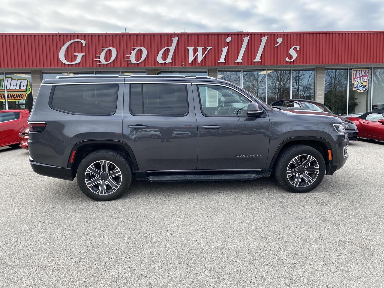 Used 2022 Jeep Wagoneer SERIES III, CLEAN CARFAX, REAR DVD'S, 8 PASSENGER! for sale in London, ON