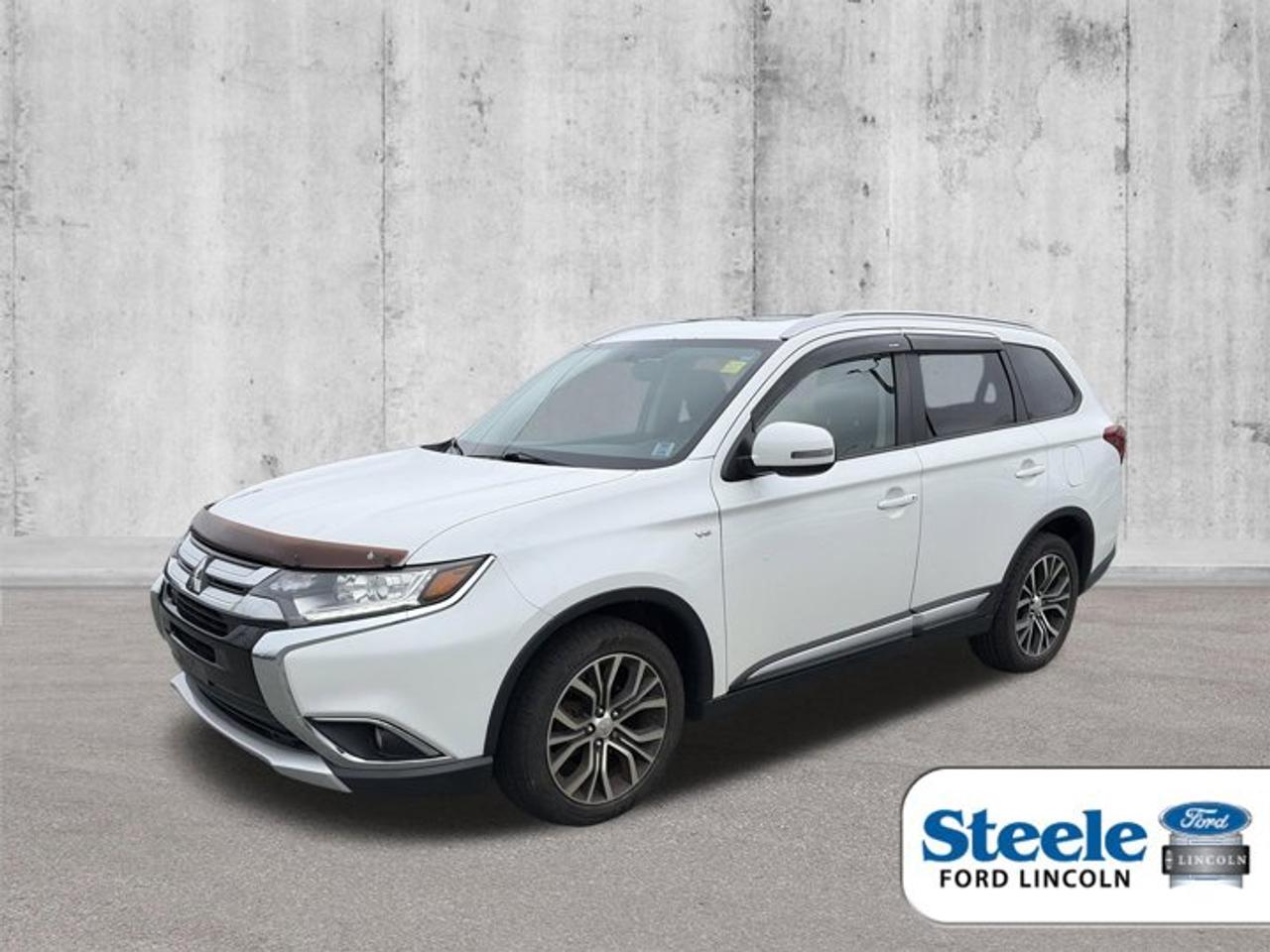 Recent Arrival!Diamond White Pearl2016 Mitsubishi Outlander SE4WD 6-Speed Sportronic with Paddle-Shifters 3.0L V6 SOHC MIVECVALUE MARKET PRICING!!, 6-Speed Sportronic with Paddle-Shifters, 4WD.Awards:* IIHS Canada Top Safety Pick+ALL CREDIT APPLICATIONS ACCEPTED! ESTABLISH OR REBUILD YOUR CREDIT HERE. APPLY AT https://steeleadvantagefinancing.com/6198 We know that you have high expectations in your car search in Halifax. So if youre in the market for a pre-owned vehicle that undergoes our exclusive inspection protocol, stop by Steele Ford Lincoln. Were confident we have the right vehicle for you. Here at Steele Ford Lincoln, we enjoy the challenge of meeting and exceeding customer expectations in all things automotive.