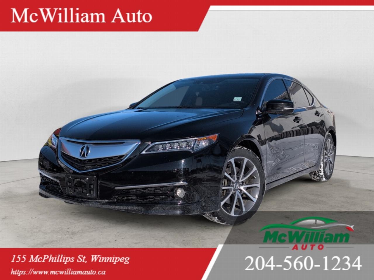 Used 2015 Acura TLX Elite SH-AWD | HTD & Vent STS | Acc/Lkas/BSM | ELS 10 Speaker Sound System | for sale in Winnipeg, MB