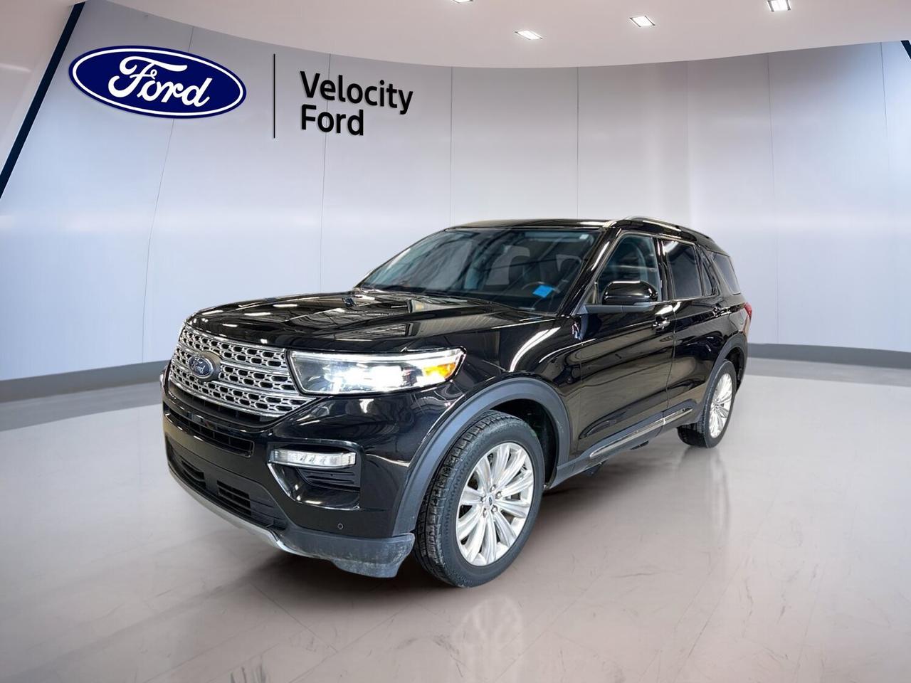 // ACCIDENT FREE!! //

This 2022 Ford Explorer Limited Hybrid 4WD offers smart efficiency, strong utility, and premium comfort in one capable SUV. Sold by Velocity Ford in Moose Jaw, it has a black exterior, black interior, four doors, automatic transmission, and a 3.3-litre unleaded hybrid powertrain. CARFAX Canada reports no accident history.

With 134,362 km, this used 2022 Ford Explorer Limited Hybrid 4WD is well equipped for daily travel, family duty, and highway touring. It combines four-wheel drive confidence with a refined cabin, useful technology, and practical versatility, making it a solid choice for drivers who want efficiency without giving up space.

FEATURES OF THE Explorer Limited Hybrid 4WD
»» Hybrid powertrain with smooth automatic operation
»» Four-wheel drive for added year-round traction
»» Navigation system with clear route guidance
»» Power liftgate for easier cargo access

ADVANCED SAFETY FEATURES
»» Anti-lock braking system helps maintain control
»» Stability control supports confident road handling
»» Backup camera aids reversing and parking
»» Blind spot monitor adds lane awareness

PERFORMANCE AND EFFICIENCY
»» 3.3-litre hybrid engine balances power efficiently
»» Automatic transmission delivers smooth daily driving
»» Four-wheel drive improves traction on roads
»» Cruise control supports relaxed highway travel

COMFORT AND CONVENIENCE
»» Heated front seats add cold-weather comfort
»» Heated rear seats help keep passengers warm
»» Dual-zone climate control improves cabin comfort
»» Remote starter adds convenience in winter

TECHNONOLGY AND CONNECTIVITY
»» Navigation system helps simplify every trip
»» Bluetooth integration supports hands-free communication
»» WiFi hotspot keeps passengers more connected
»» Satellite radio expands in-vehicle entertainment choices

CARGO SPACE
»» Power liftgate simplifies loading and unloading
»» Four-door layout supports easy cabin access
»» Rear cargo area suits daily gear
»» Spare tire adds extra travel confidence

AWARDS & RECOGNITIONS
»» Top Safety Pick, Insurance Institute for Highway Safety, 2022

WHAT OTHER OWNERS LIKE
»» Smooth hybrid performance in daily driving
»» Comfortable ride for family road trips
»» Useful cabin technology and navigation features
»» Confident traction from four-wheel drive

This 2022 Ford Explorer Limited Hybrid 4WD also adds many sought-after everyday features. These include power steering, power windows, heated mirrors, electric mirrors, retractable mirrors, memory mirrors, automatic headlights, fog lights, LED headlamps, tinted windows, a rear spoiler, and automatic door locks.

Inside, the 2022 Ford Explorer Limited Hybrid 4WD is designed to make every drive easier. You get front air conditioning, automatic climate control, rear climate control, rear air conditioning, memory seats, a power driver seat, a power passenger seat, driver lumbar support, passenger lumbar support, push button start, and steering wheel audio controls.

Safety and driver support remain a key part of this 2022 Ford Explorer Limited Hybrid 4WD. It includes driver and passenger airbags, side impact airbags, head side airbags, child safety locks, a passenger airbag sensor, lane departure warning, tire pressure monitoring, and turn signal mirrors for added awareness on busy roads.

This 2022 Ford Explorer Limited Hybrid 4WDs VIN is: 1FM5K8FW3NNA00512.