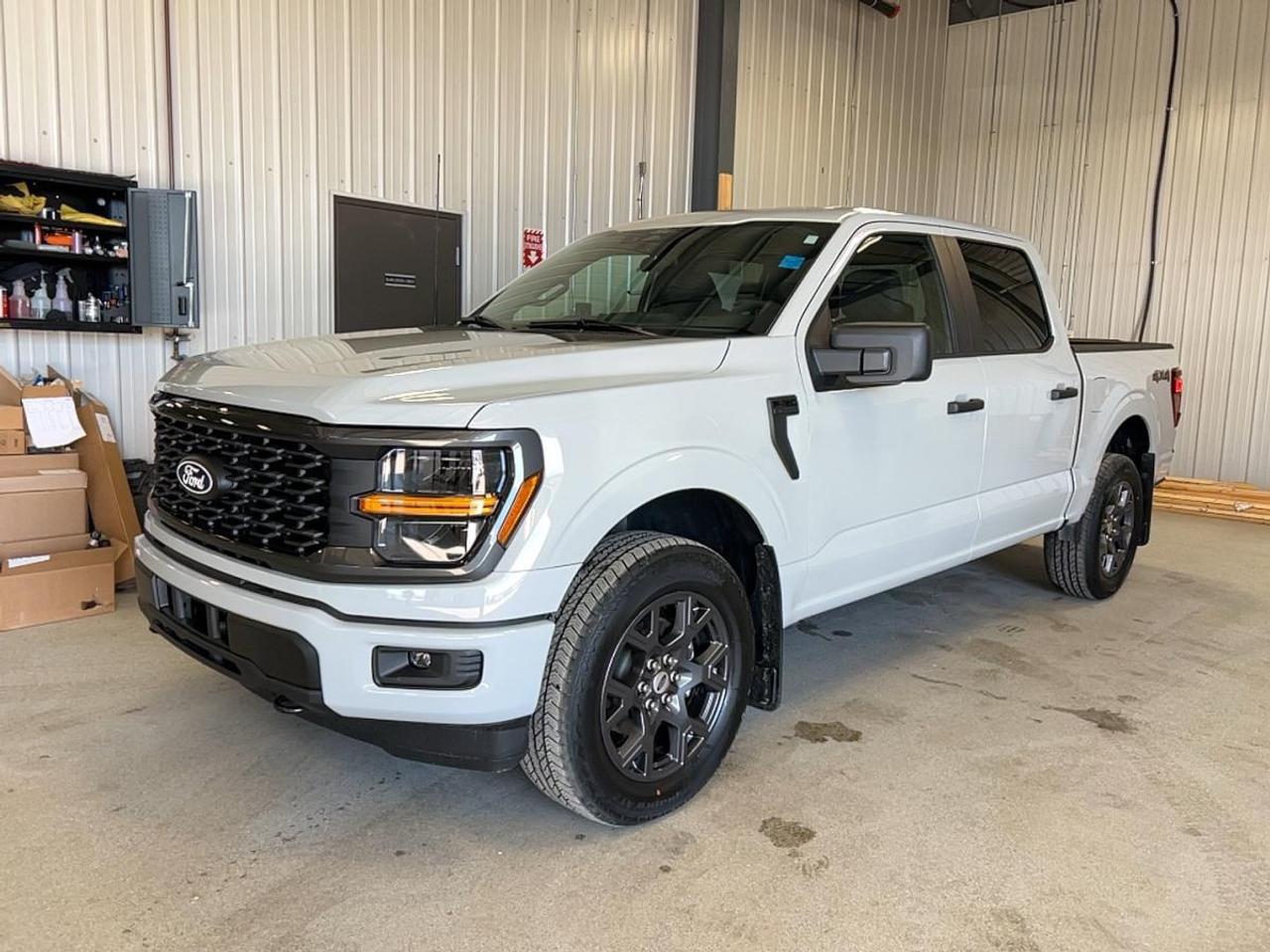 Discover full-size capability in this brand new 2026 Ford F-150 STX 4WD SuperCrew 5.5 Box at Velocity Ford in Moose Jaw. Finished in White with a Black interior, this four-door truck pairs everyday comfort with proven pickup strength. Its 2.7-litre unleaded engine and automatic transmission deliver smooth power for work, travel, and weekend towing.

Built for drivers who want a smart balance of utility and value, the 2026 Ford F-150 STX 4WD SuperCrew 5.5 Box offers four-wheel drive confidence, practical cabin space, and modern driver aids. The SuperCrew layout gives easy access for passengers, while the 5.5-foot box adds useful cargo flexibility for tools, gear, and home projects.

FEATURES OF THE F-150 STX 4WD SuperCrew 5.5 Box
»» Brand new full-size four-door pickup
»» White exterior with Black interior
»» 2.7-litre unleaded engine with automatic
»» SuperCrew cab and 5.5-foot box

TRUCK FEATURES
»» Towing capacity rated at 4,671 kg
»» Four-wheel drive for added traction
»» Rear tow hook supports truck utility
»» Off-road tires add extra confidence

ADVANCED SAFETY FEATURES
»» Backup camera helps with reversing visibility
»» Blind spot monitor adds lane awareness
»» Lane departure warning supports safer travel
»» Side and head airbags add protection

PERFORMANCE AND EFFICIENCY
»» 2.7-litre unleaded engine delivers solid power
»» Automatic transmission shifts with smooth response
»» Dual shift mode adds driving control
»» Power steering supports easy manoeuvring daily

COMFORT AND CONVENIENCE
»» Four doors give easy cabin access
»» Front air conditioning keeps cabin comfortable
»» Cruise control supports relaxed highway driving
»» Driver lumbar support adds comfort

TECHNONOLGY AND CONNECTIVITY
»» Bluetooth integration supports hands-free calling
»» WiFi hotspot helps keep devices connected
»» Satellite radio expands entertainment choices
»» Steering wheel audio controls add ease

CARGO SPACE
»» 5.5-foot box handles daily hauling needs
»» Rear trunk access supports loading convenience
»» Spare tire adds practical road readiness
»» SuperCrew cabin offers useful interior storage

WHAT OTHER OWNERS LIKE
»» Smooth ride for a full-size truck
»» Useful towing strength for daily tasks
»» Spacious cabin for family and gear
»» Easy tech features for everyday use

This 2026 Ford F-150 STX 4WD SuperCrew 5.5 Boxs VIN is: 1FTEW2LP2TKD71503.