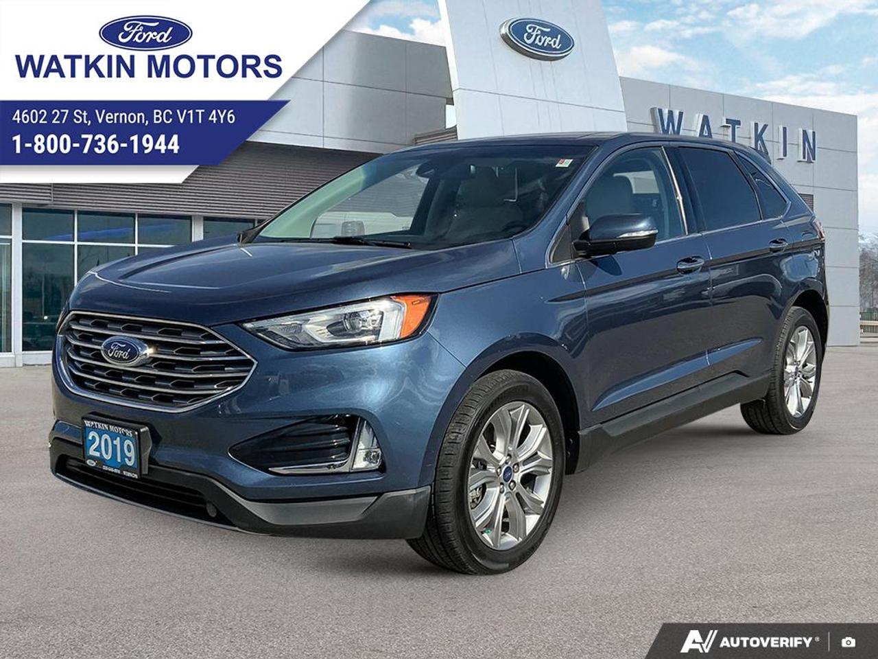 Used 2019 Ford Edge Titanium for sale in Vernon, BC