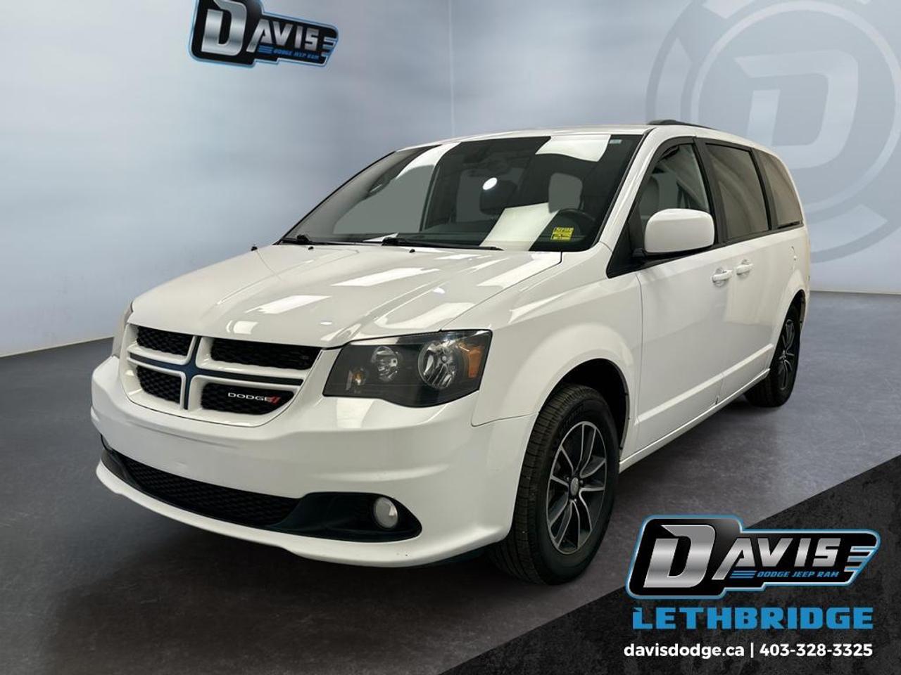 <b>Leather Seats, Heated Seats, Premium Sound Package, Power Liftgate, Remote Start!<br /> <br /></b><br /> This 2019 Dodge Grand Caravan GT is a versatile and family-focused minivan designed to deliver comfort, convenience, and dependable performance. Powered by a 3.6L Pentastar V6 engine paired with a 6-speed automatic transmission, it offers smooth power delivery and confident everyday driving. Finished in White Knuckle Clear Coat, the GT trim adds a sport-inspired look with body-color accents and signature styling details.<br /><br />Inside, this Grand Caravan GT is fully equipped for modern family needs with leather-trimmed seating, heated front seats, heated steering wheel, power sliding doors, power liftgate, and 3-zone automatic climate control with rear A/C. The cabin features Stow n Go seating for flexible cargo and passenger configurations, along with premium convenience touches like power-adjustable front seats, rear entertainment system, and multiple USB and 12V power outlets.<br /><br />This Dodge Grand Caravan GT also includes advanced safety and technology features such as blind spot monitoring, rear backup camera, rear park assist, remote start, keyless entry, and stability control systems. With its strong V6 performance, spacious interior, and proven practicality, it remains a smart choice for families needing reliable comfort and everyday versatility.<br /> <br />To apply right now for financing use this link: <a href=https://lethbridge.davisdodge.ca/free-credit-check/ target=_blank rel=nofollow noopener noreferrer>https://lethbridge.davisdodge.ca/free-credit-check/</a><br /> <br /><br />Locally Owned & Trusted for Over 35 Years  Davis Dodge in Lethbridge, AB <br /><br /> At Davis Dodge, weve proudly served the Lethbridge community for more than 35 years, offering an unparalleled car buying experience. Dont just take our word for itour Google reviews speak volumes about our commitment to exceptional service. <br /><br /> Delivery & At-Home Test Drives: Convenient options to suit your lifestyle. <br /><br /> Flexible Financing for Everyone: Get the vehicle you need with financing solutions tailored to your situation. <br /><br /> Full Mechanical Inspections & Professional Cleaning: Every vehicle is thoroughly inspected and cleaned before it hits our lot.<br /><br /> We take all makes and models on trade and offer competitive pricing with inventory that changes daily. Whether you're shopping for a Chrysler, Dodge, Jeep, RAM, or FIAT, our AMVIC Licensed dealership makes it easy to browse, buy, and drive away.<br /><br /> Located in Lethbridge, AB, we proudly serve customers in Fort Macleod, Taber, Claresholm, and Coaldale. Shop online or visit us today to experience the best in sales, service, and selection. Standard bank rates apply; taxes are additional.<br /><br /> Vehicle pricing offer shown expires 2026-05-31. <br /> Come by and check out our fleet of 60+ used cars and trucks and 110+ new cars and trucks for sale in Lethbridge. o~o