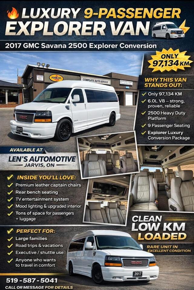 2017 GMC Savana Cargo Van GMC EXPLORER VAN, CAMPER VAN Photo