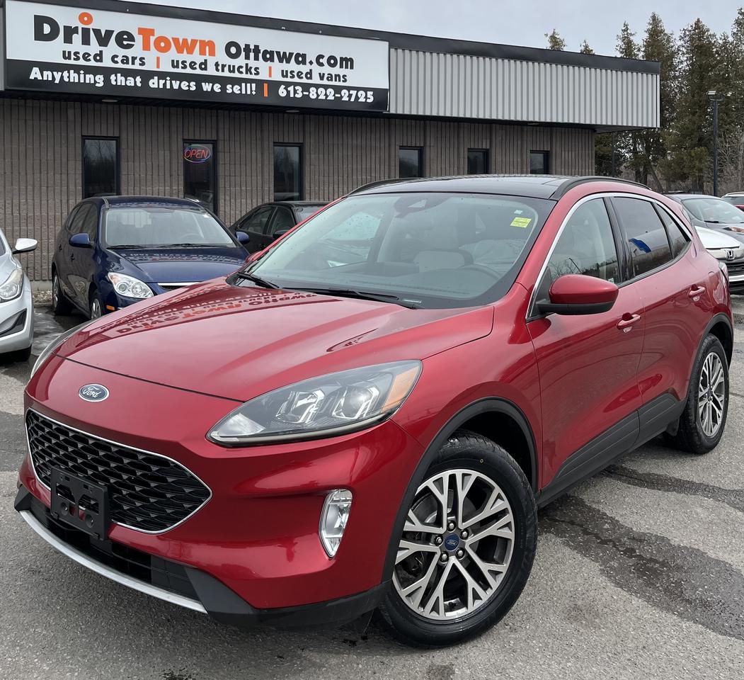 <p data-start=0 data-end=593>2020 FORD ESCAPE SEL AWD &ndash; MODERN, COMFORTABLE & FUEL-EFFICIENT!<br data-start=64 data-end=67>LIKE NEW &ndash; TRUSTED FORD PERFORMANCE, SMOOTH RIDE & GREAT GAS MILEAGE!<br data-start=136 data-end=139 data-is-only-node=>1.5L ECOBOOST ENGINE + AUTOMATIC TRANSMISSION &ndash; EFFICIENT, RESPONSIVE & BUILT FOR EVERYDAY DRIVING!<br data-start=238 data-end=241>SEL TRIM WELL EQUIPPED WITH DESIRABLE FEATURES: HEATED LEATHER SEATS, PANORAMIC SUNROOF, BACKUP CAMERA, BLIND SPOT MONITORING, APPLE CARPLAY, ANDROID AUTO, BLUETOOTH, TOUCHSCREEN DISPLAY, KEYLESS ENTRY & PUSH-BUTTON START!<br data-start=463 data-end=466>PERFECT FOR COMMUTERS, FAMILIES OR ALL-SEASON DRIVING &ndash; COMFORTABLE, SPACIOUS & CONFIDENT WITH AWD!<br data-start=565 data-end=568>EASY FINANCING AVAILABLE!</p><p data-start=595 data-end=632>ADVERTISED PRICE IS OUR FINANCE PRICE</p><p data-start=634 data-end=843 data-is-last-node= data-is-only-node=>DRIVETOWNOTTAWA.COM &ndash; COME VISIT US / VENEZ NOUS VISITER!<br data-start=691 data-end=694>TAXES AND LICENSING EXTRA. SEE DRIVETOWNOTTAWA.COM FOR CASH PRICE FINANCING CHARGES APPLY (BANK FEES, PPSA, INTEREST). QUEBEC SAFETY FEE APPLICABLE.</p>