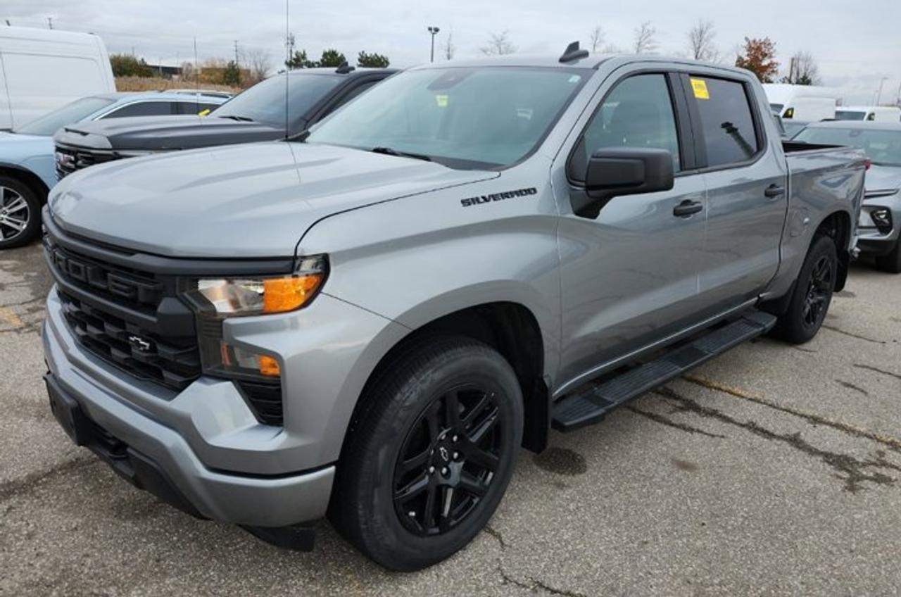 Check out this certified 2023 Chevrolet Silverado 1500 Custom | 4WD | Power Seat | 20 Black Wheels | Multi-Flex Tailgate | Spray-in Liner | and More !. Its Automatic transmission and 2.7L engine will keep you going. This Chevrolet Silverado 1500 has the following options: USB Port, Tow Package, Touch Screen, Reverse Camera, Remote Start, Forward Collision Alert, Auto Stop/Start, Air Conditioning, 20 Alloy Wheels, and Bluetooth. Stop by and visit us at Mark Wilsons Better Used Cars, 5055 Whitelaw Road, Guelph, ON N1H 6J4.MASSIVE SELECTION: 500+ vehicles in ONE LOCATION, all Live Market Priced for the best value!STRAIGHTFORWARD & TRANSPARENT PRICING: Our Advertised Price INCLUDES:Safety Certification! (No separate certification fee upcharge).FREE Carfax History Report!NO upcharge for paying cash!CONFIDENCE & PEACE OF MIND: 30-Day/3,000 km Warranty INCLUDED! Plus a 5-Day Exchange Privilege!*EASY FINANCING: Better-than-bank rates, $0 Down, and 3 Months No Payments available OAC. BAD CREDIT APPROVED HERE!WE BUY CARS: Get Top Dollar for your trade, or sell us your vehicle for CASH even if you dont buy ours!www.shopwilsons.comAn Honest, Transparent Buying Experience. Trusted in business since 1961!(Cash Prices Exclude HST and Licensing Fees only.)