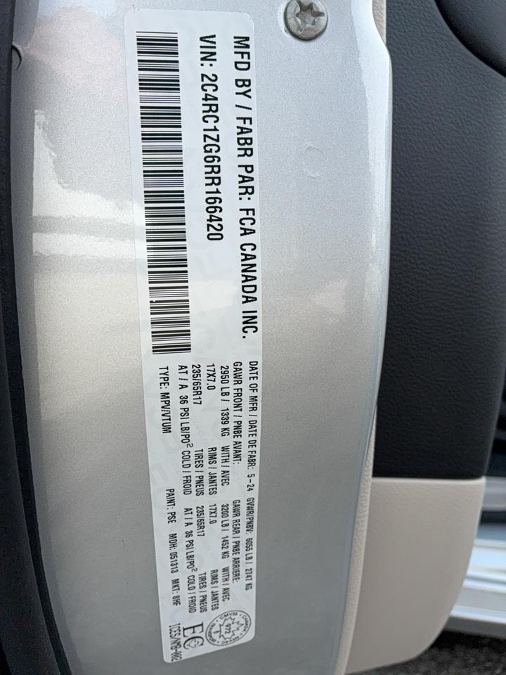 2024 Chrysler Grand Caravan SXT 2WD 7Seater 3.6L6cyl HeatedSeats&SterringWheel Photo