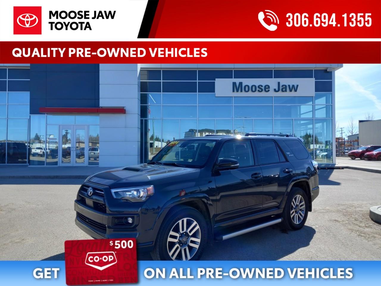 <p>🚙 <strong>2024 Toyota 4Runner TRD Sport  Just Certified Local Trade!</strong></p><p>Rugged capability meets sporty style in this 4Runner TRD Sport. Built to handle any adventure with confidence and comfort.</p><p>?? TRD Sport package with bold styling & sport-tuned suspension ?? Powerful V6 performance ?? 4x4 capability  ready for any terrain ?? Just <strong>certified</strong> for added peace of mind ?? Clean, well-maintained <strong>local trade</strong></p><p>Tough, reliable, and ready to gothis 4Runner wont last long.</p><p>📞 Contact us today to take it for a spin!</p>