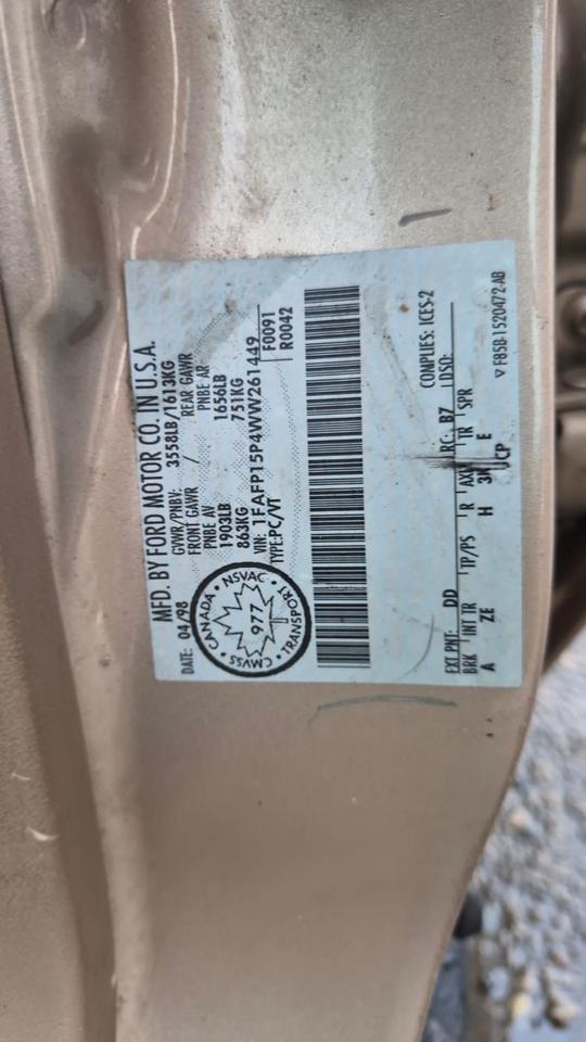 1998 Ford Escort SE, RUNS AND DRIVES WELL, AS IS Photo