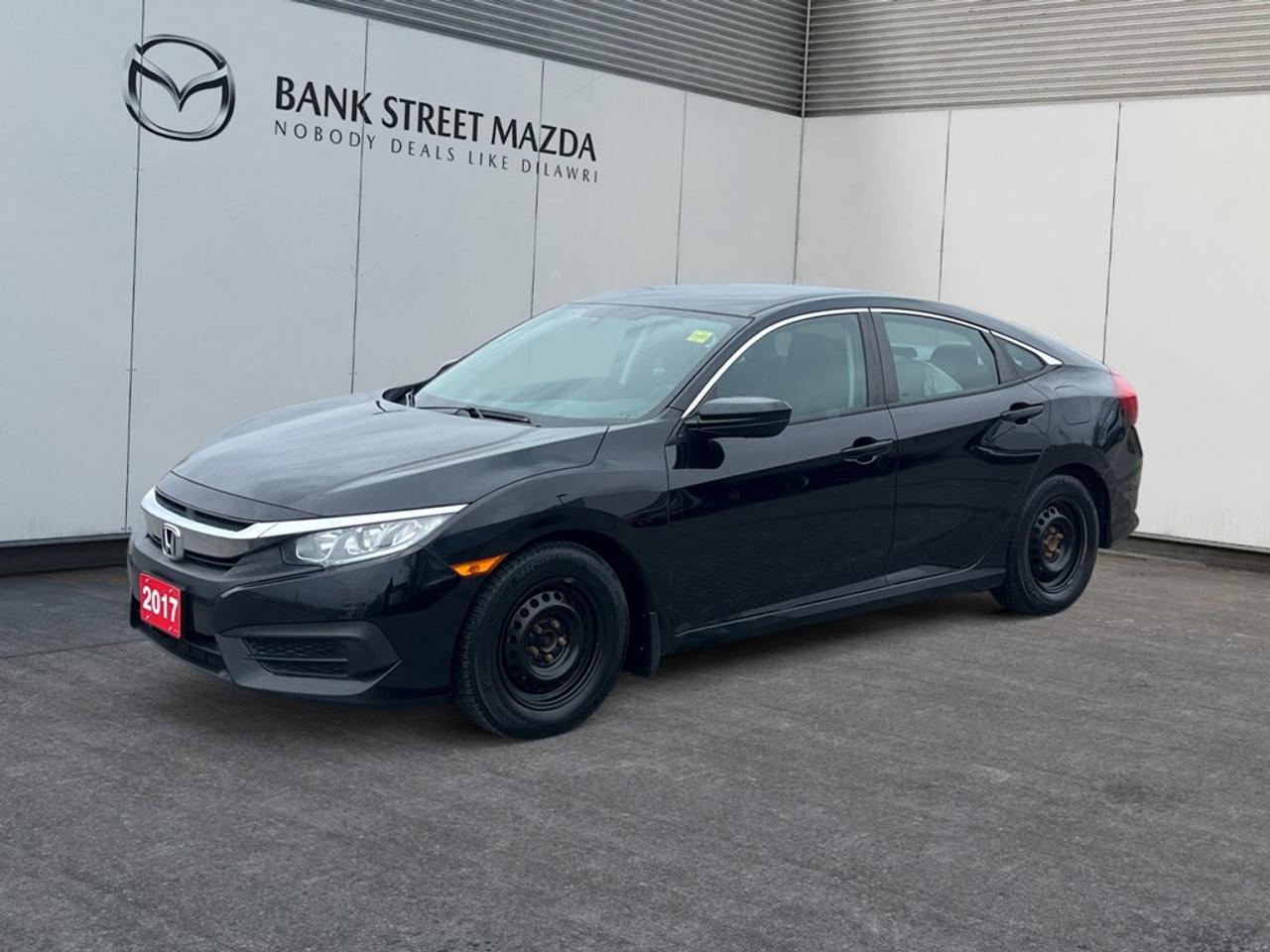 Experience the refined elegance of the 2017 Honda Civic Sedan LX CVT in a stylish exterior that promises both form and function on the road. This front-wheel-drive (FWD) Sedan is engineered to deliver smooth handling and responsive driving, making it an ideal choice for urban landscapes and long-distance drives alike. Slide into a thoughtfully designed interior featuring the comfort of heated front seats and mirrors, ensuring a cozy ride in Canadian winters. The advanced styling of the Honda Civic Sedan LX is complemented by practical features like a backup camera and keyless entry, while the spacious cabin offers ample room for passengers and luggage alike. Stay connected and entertained on every journey with smart device integration and Bluetooth connectivity, seamlessly tying into the Civics user-friendly interface. Equipped with cutting-edge technology like brake assist and cruise control, this vehicle prioritizes your safety and convenience. The inclusion of heated seats and power windows enhances comfort and adds to the Civics appeal. Perfectly tailored for both young professionals and families seeking reliability and efficiency, the 2017 Honda Civic Sedan LX CVT is a vehicle that delivers on multiple levels. Contact us today to learn more about this stylish sedan and arrange a test drive; it could be your next great drive!