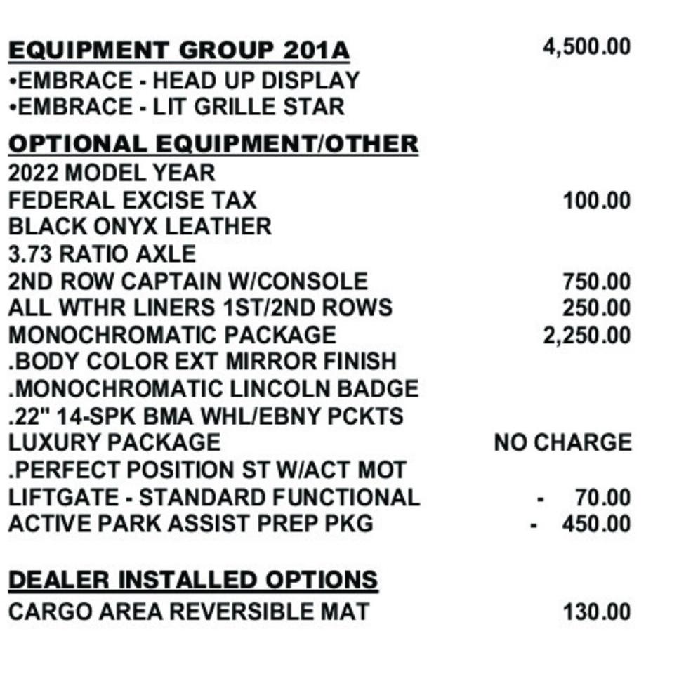 2022 Lincoln Navigator RESERVE | MCHROME PKG | 7 PASS | PANO | 22 IN Photo